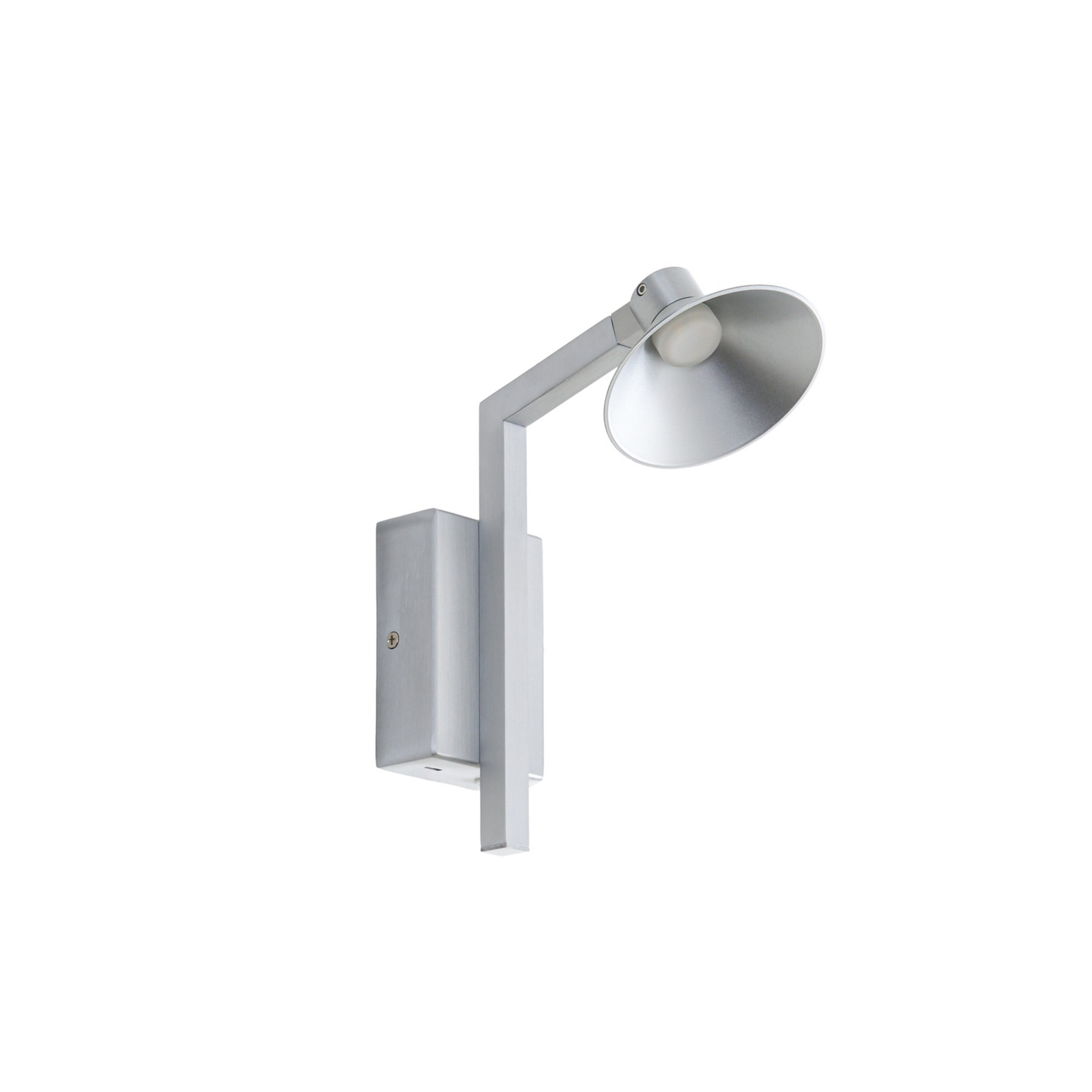 Steve LED wandlamp, aluminium, 24 cm, USB, dimbaar - Lucande