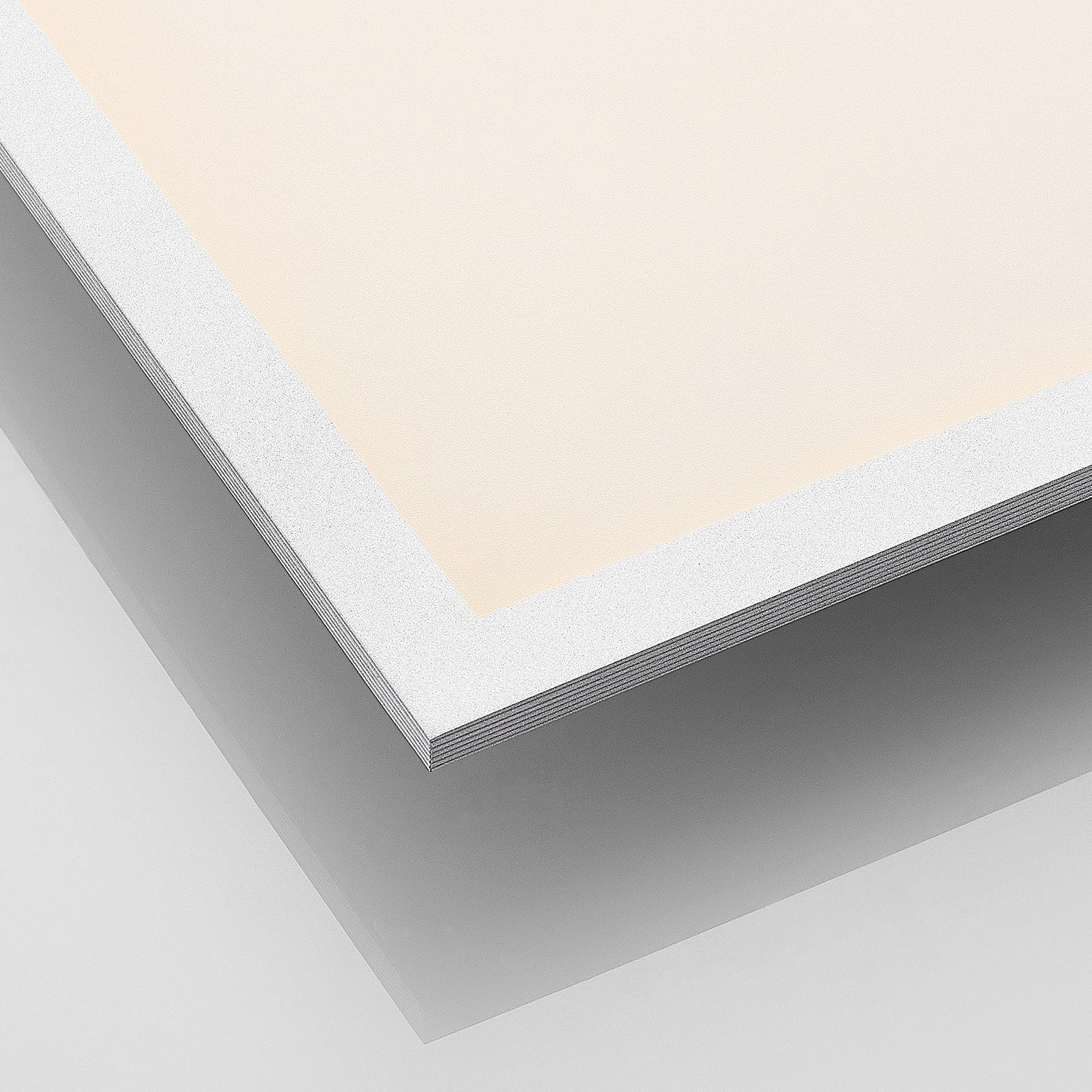 Lindby LED-Deckenleuchte Zento, 4.000 K, 120 cm, silber
