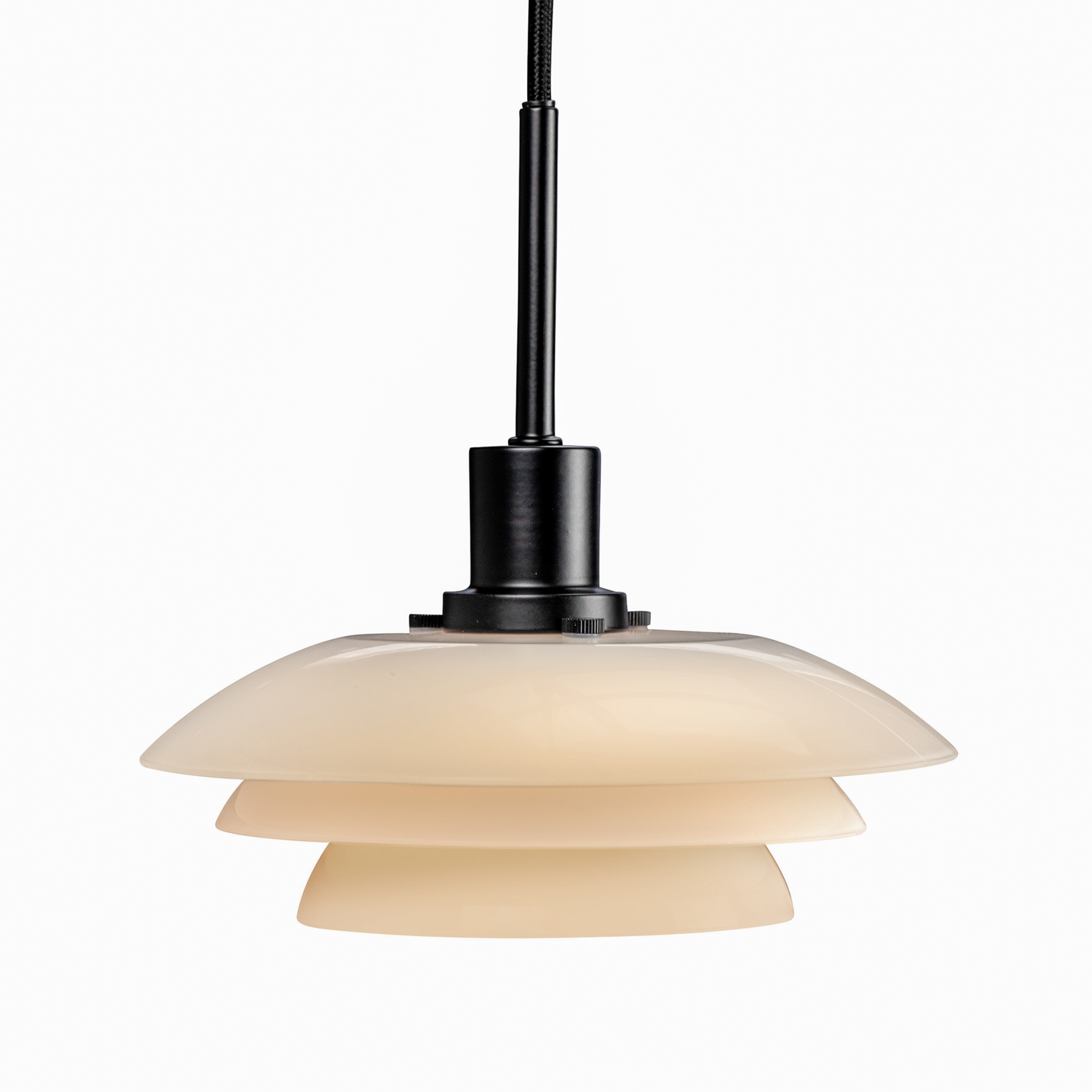 DL20 Hanglamp Opal/Black - Dyberg Larsen