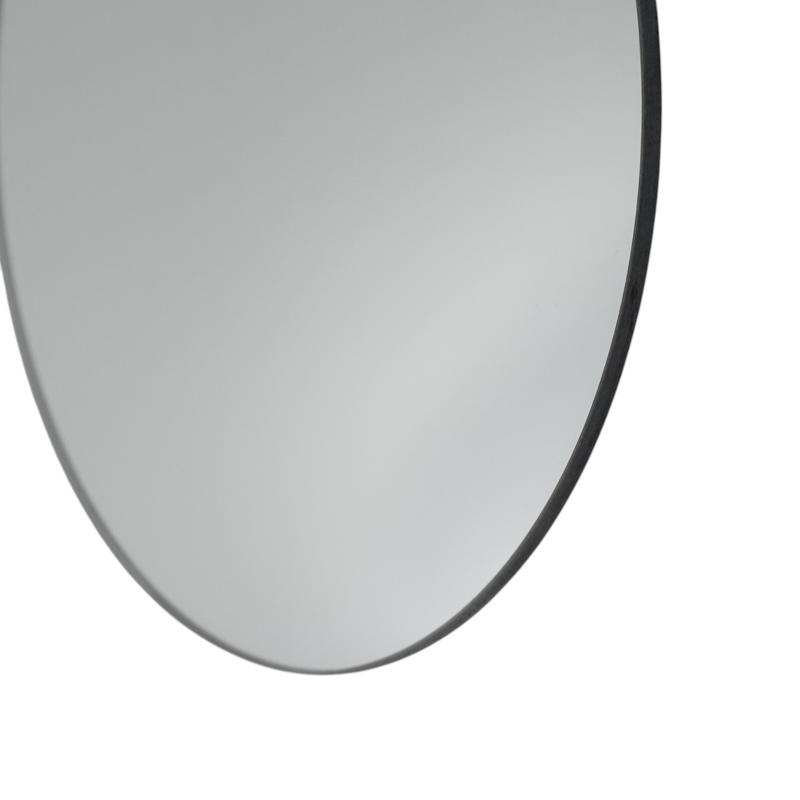 LED-spejl Ring S, Ø 19 cm, glas, varmhvid