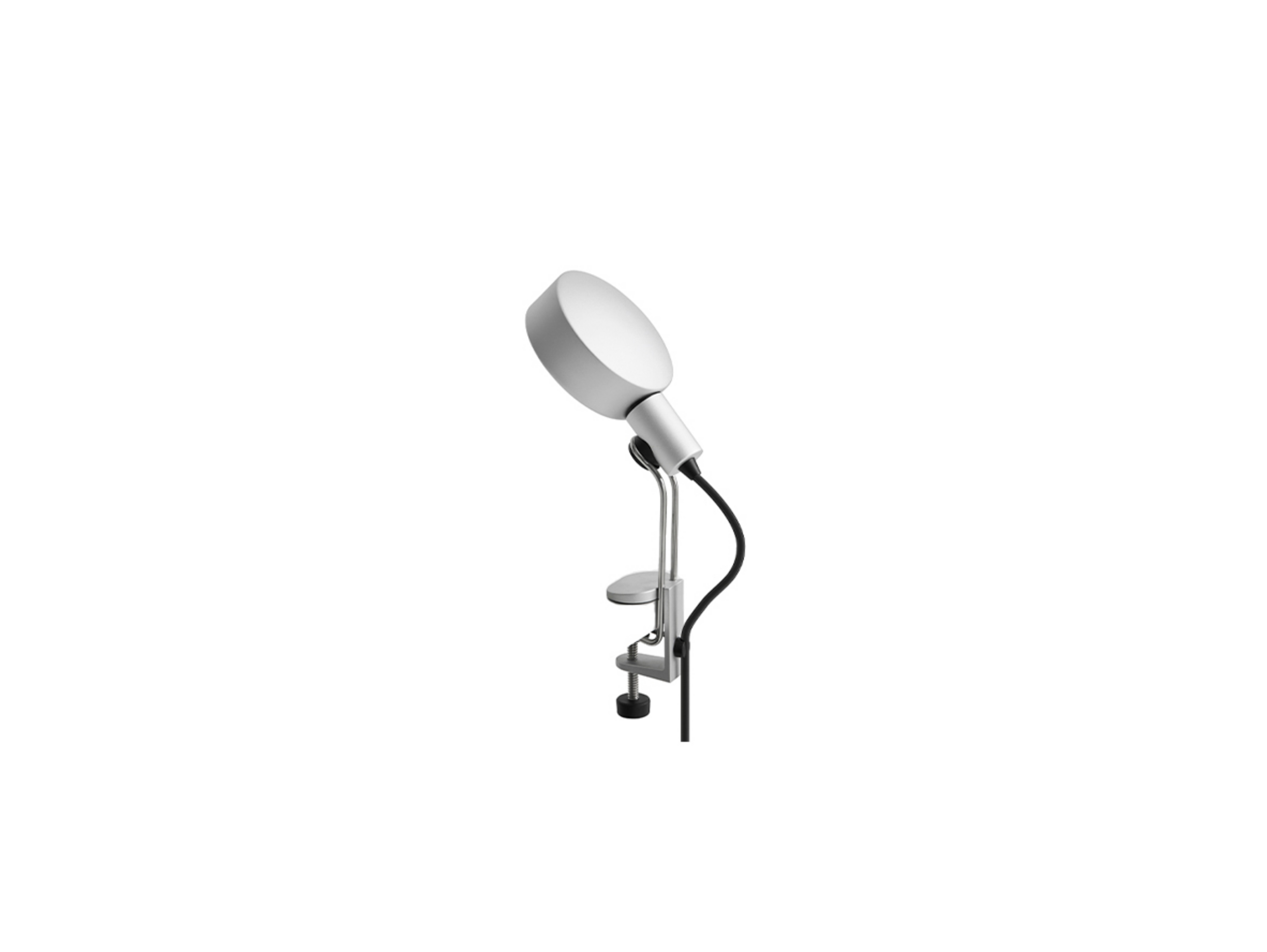 Cupola Clip Klemmelampe Clear Anodised/Alu - Hay