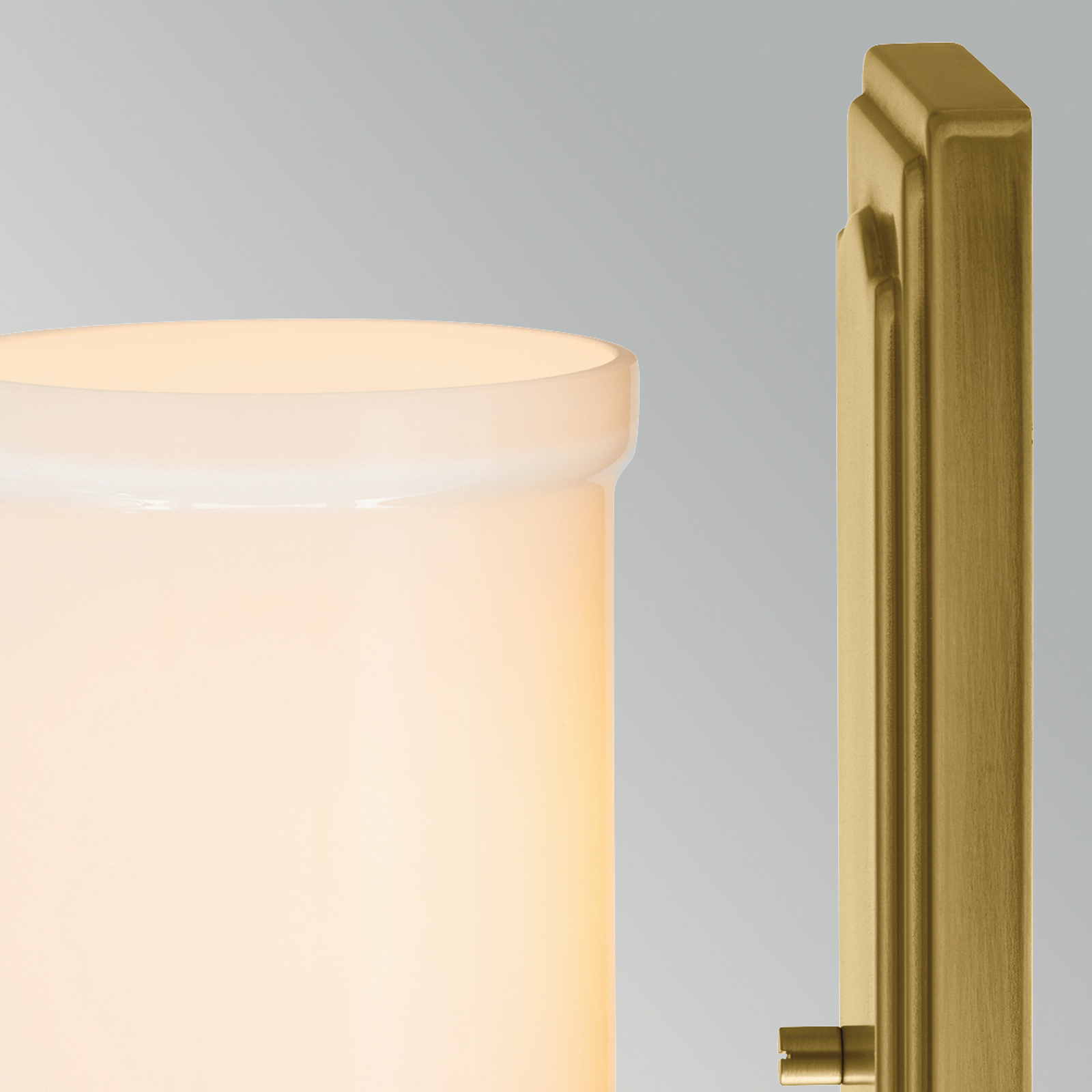 Nástenné svetlo Vetivene, mosadz, výška 31 cm, IP44, G9-LED – KICHLER Nástenné svetlo Vetivene, mosadz, výška 31 cm, IP44, G9-LED – KICHLER