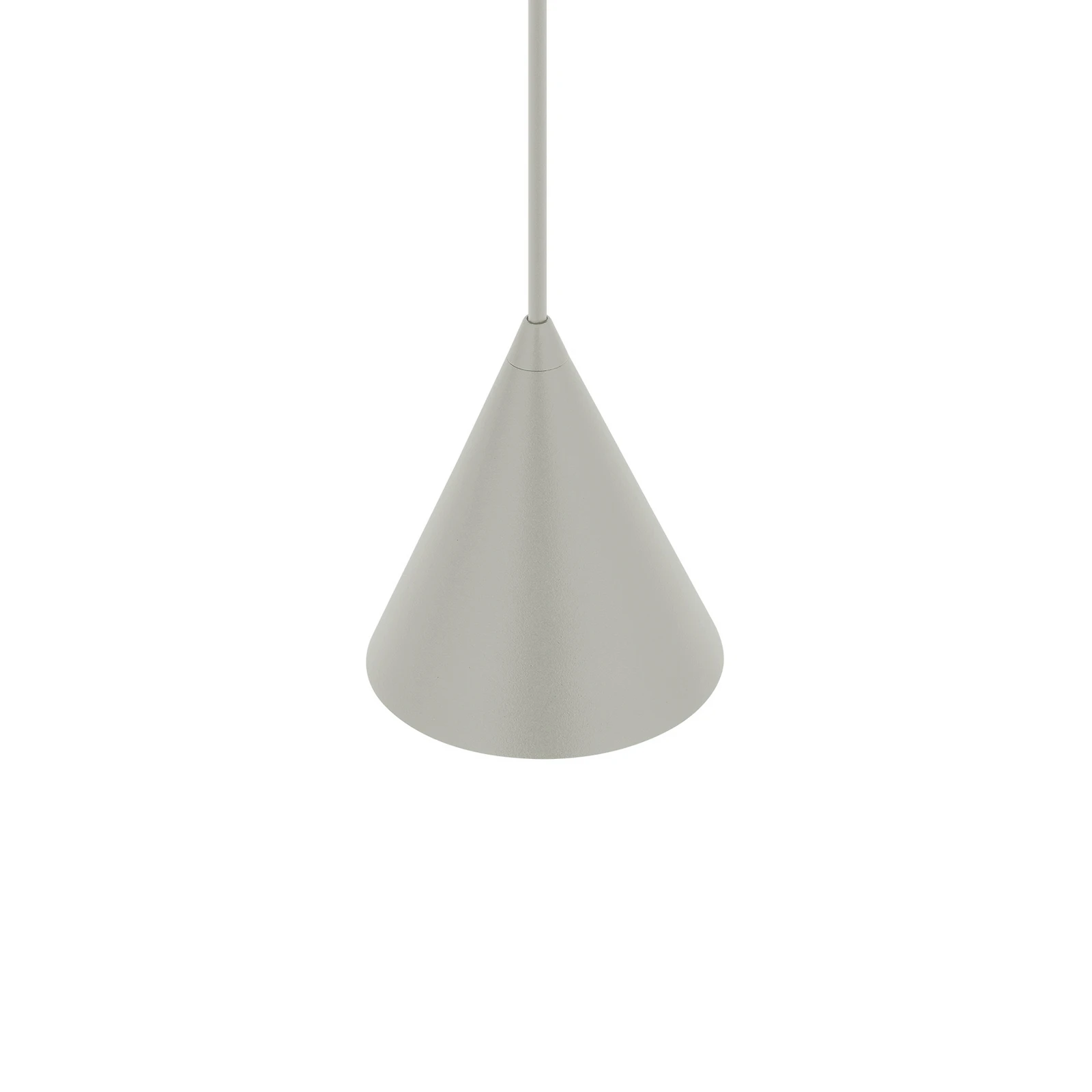 Lámpara colgante ZENITH, gris claro, Ø 11 cm, metal, GU10