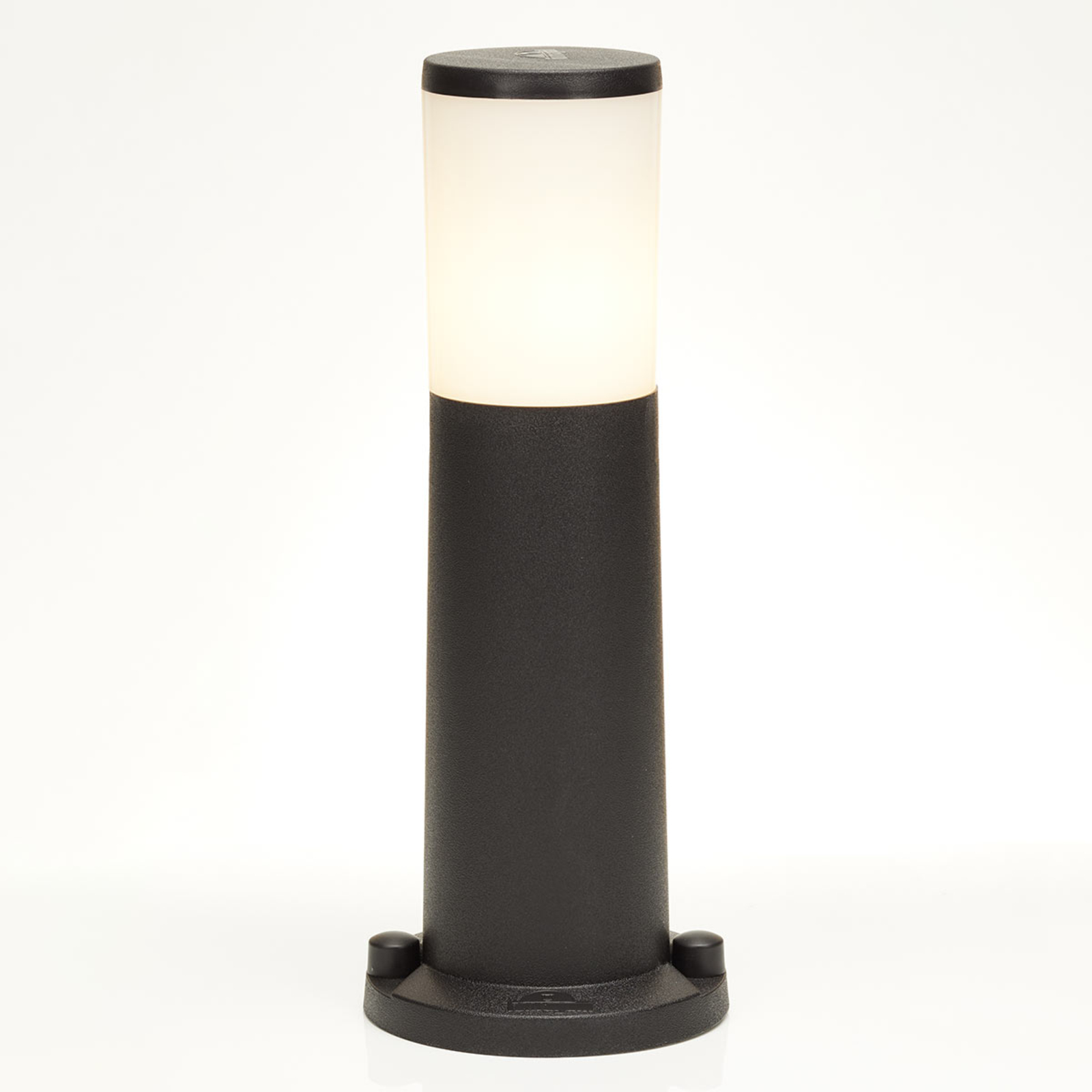Lampa cokołowa LED Amelia, CCT, czarna, wysokość 40 cm