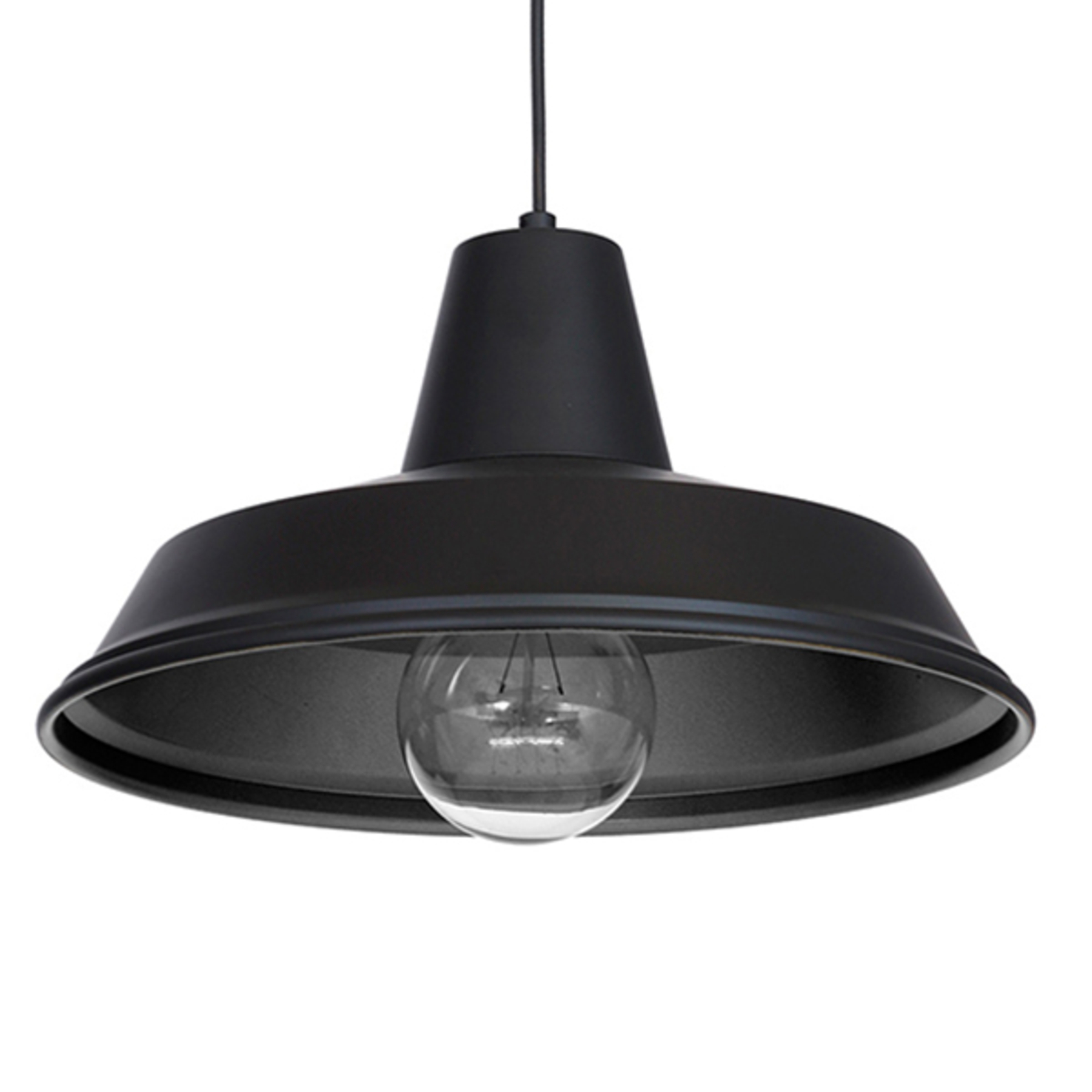 Class hanging light, black/black