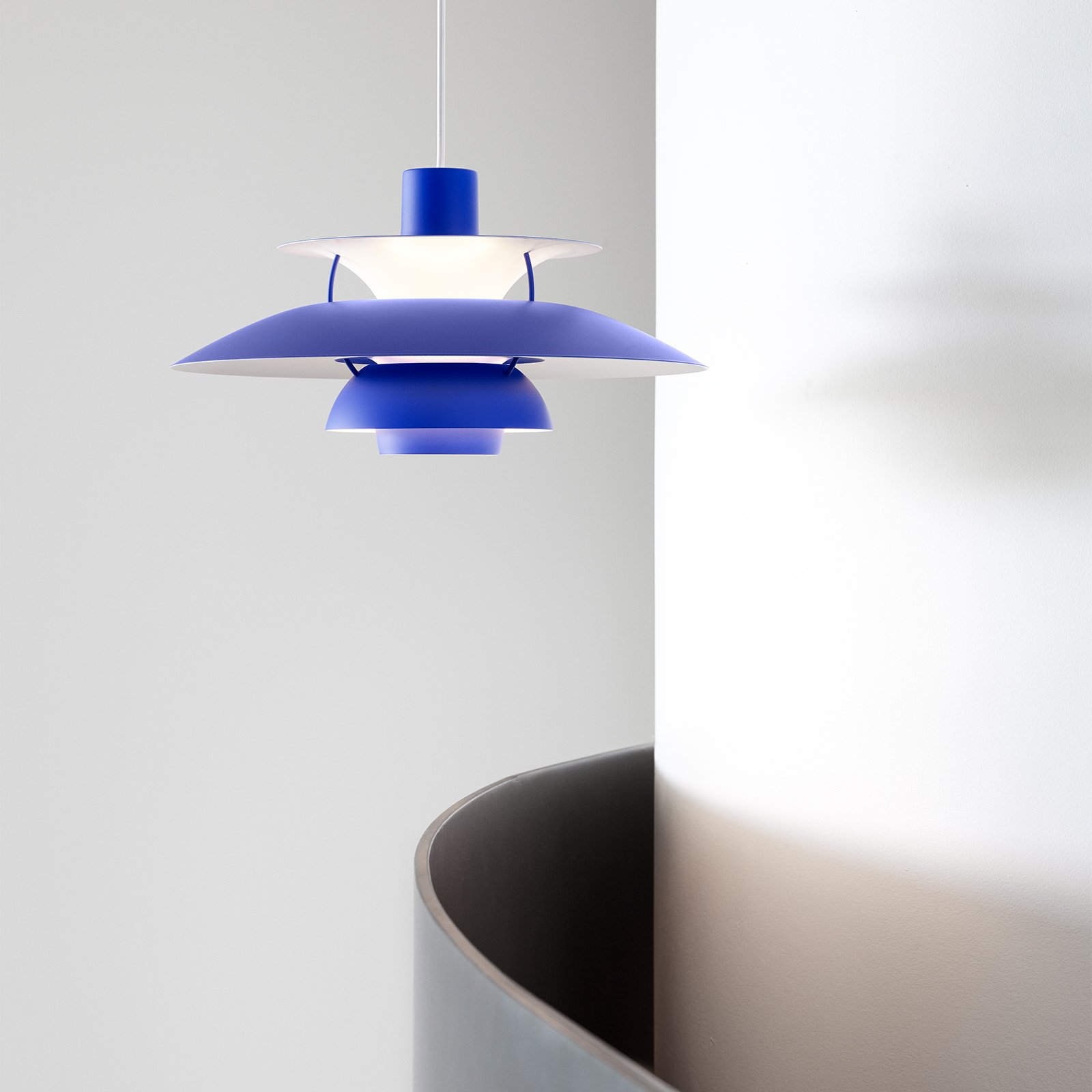 PH 5 Lustră Pendul Monochrome Blue - Louis Poulsen