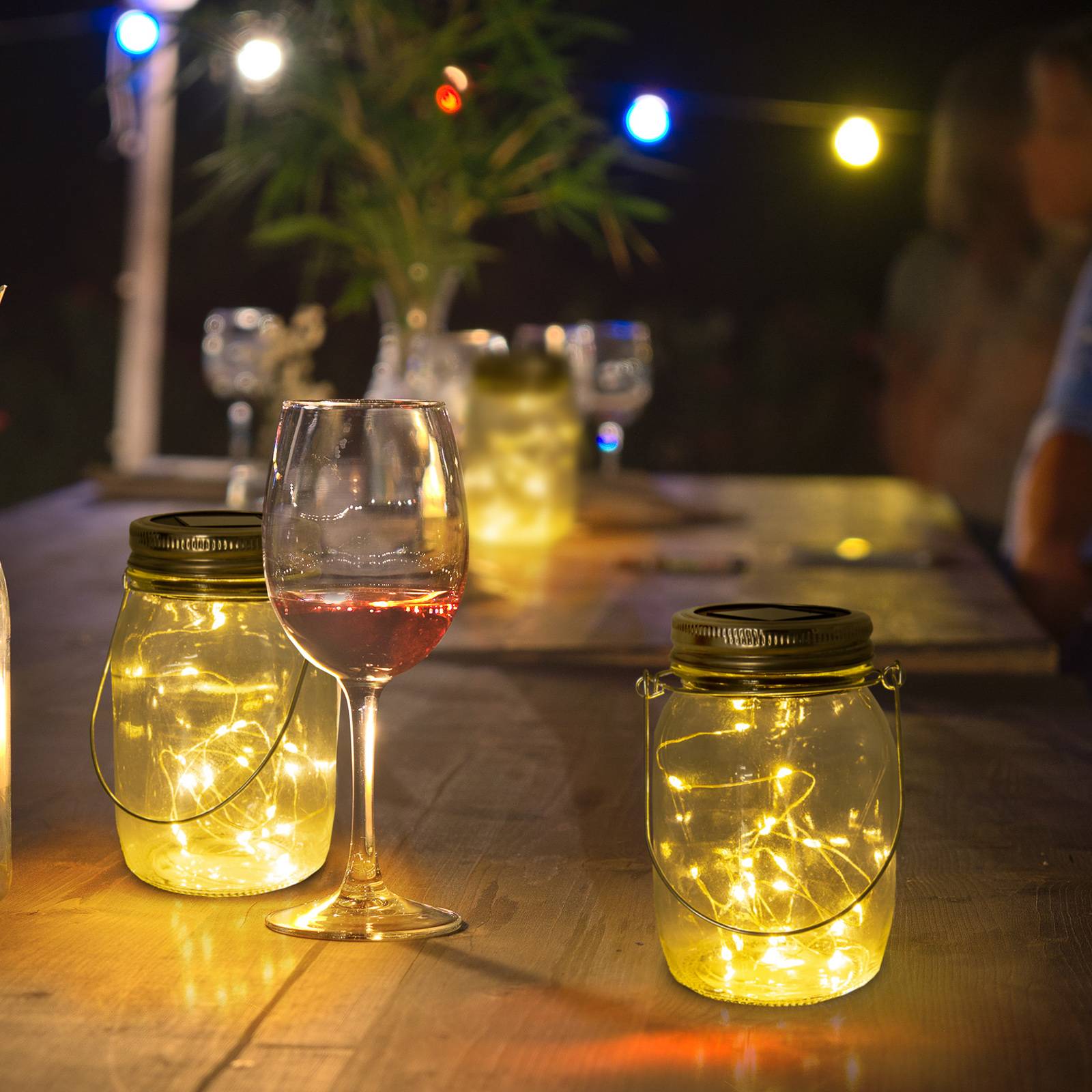 Lampa stołowa solarna LED Outdoor, zestaw 3 szt.