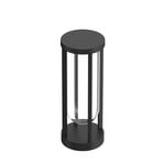 FLOS In Vitro Bollard 1, 2.700 K, 40 cm, μαύρο