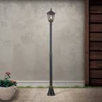 Puchberg lamp post, 1-bulb, 211 cm, white-gold