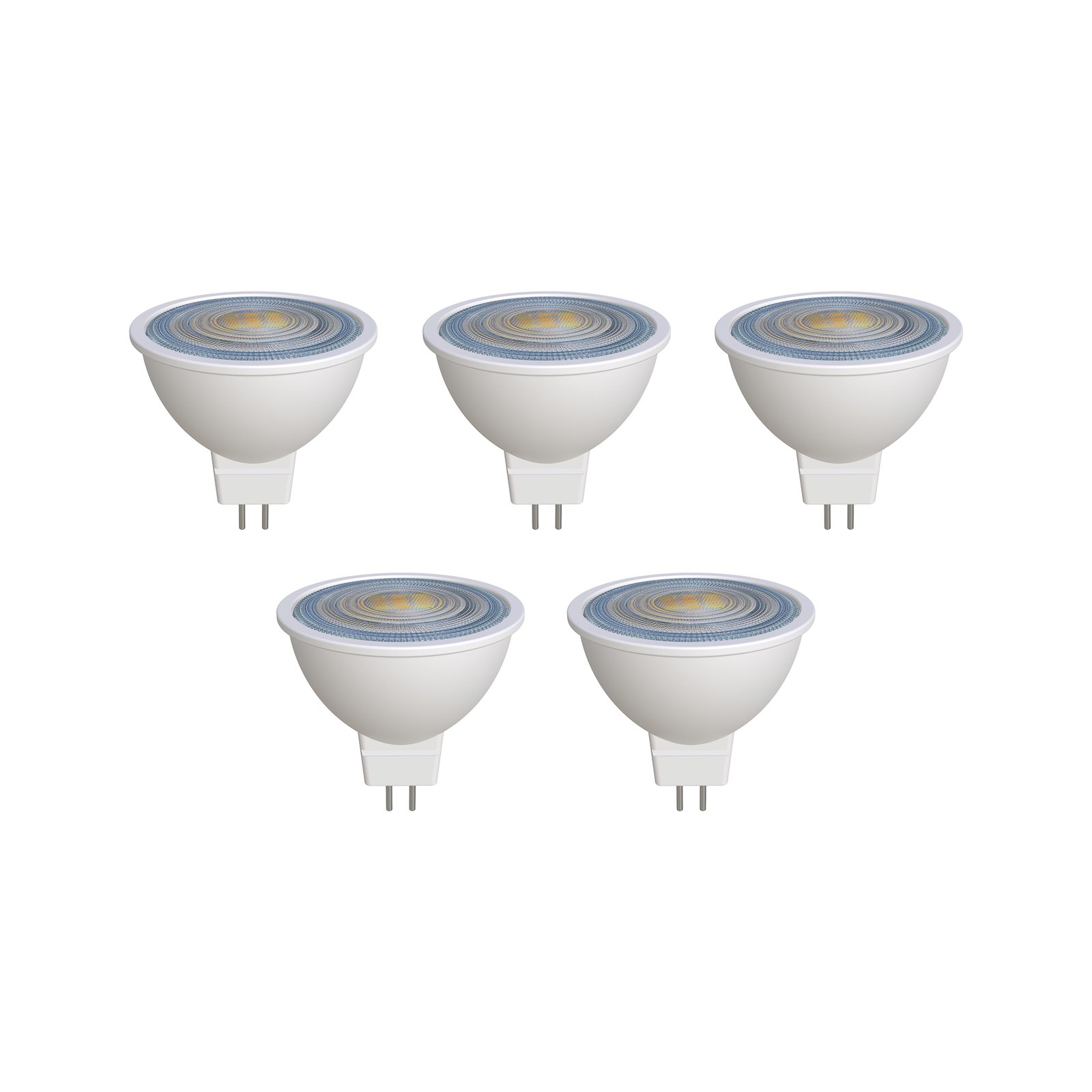 Prios LED reflectorlamp GU5.3 7.5W 621lm 36° wit 840 set van 5