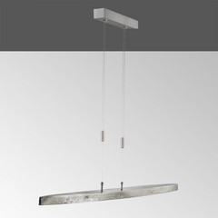 Lámpara colgante LED Colmar, CCT, níquel, 106 cm