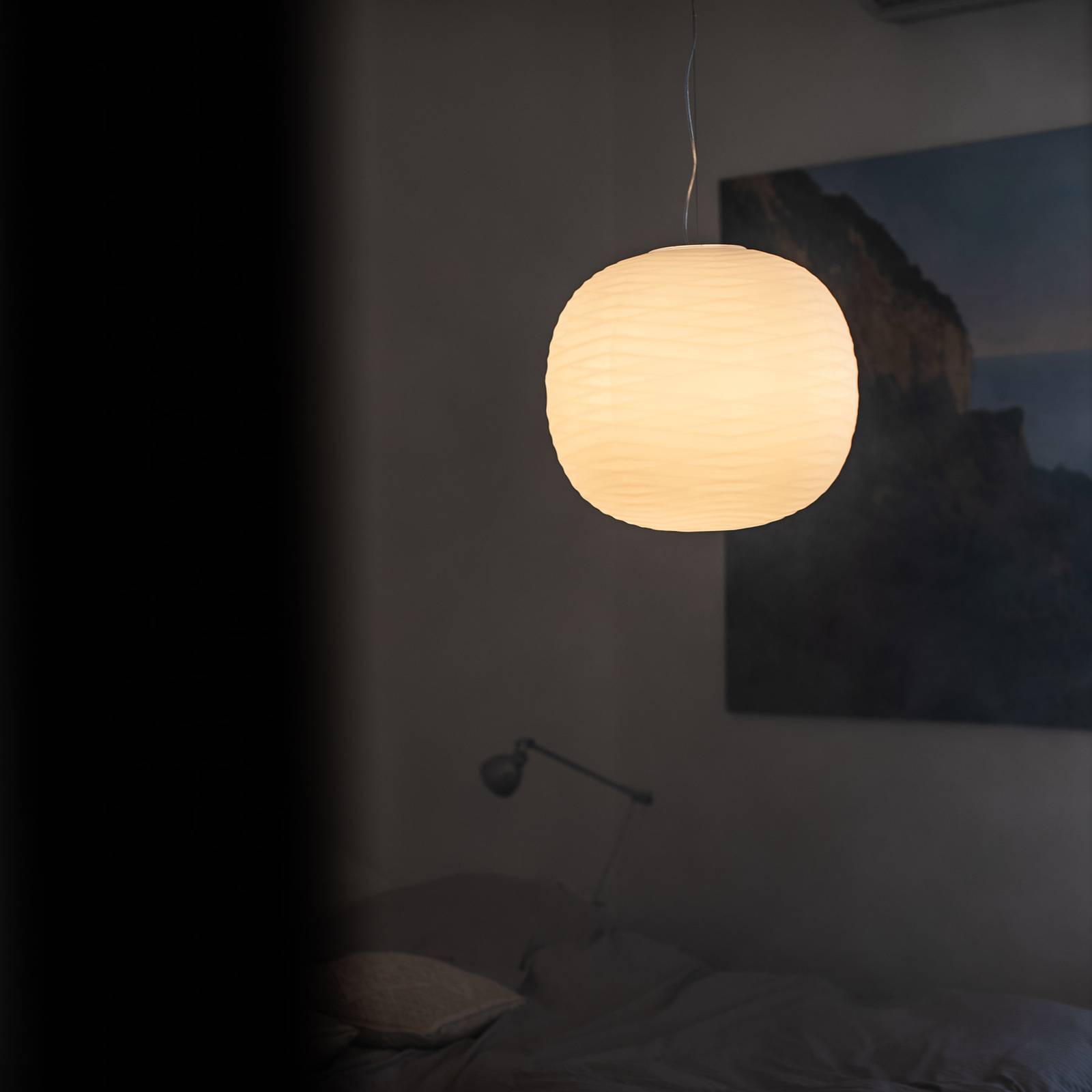Lampa wisząca LED Foscarini Gem E27 wykonana ze szkła