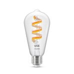 WiZ ST64 LED filament izzó WiFi E27 6,3W RGBW