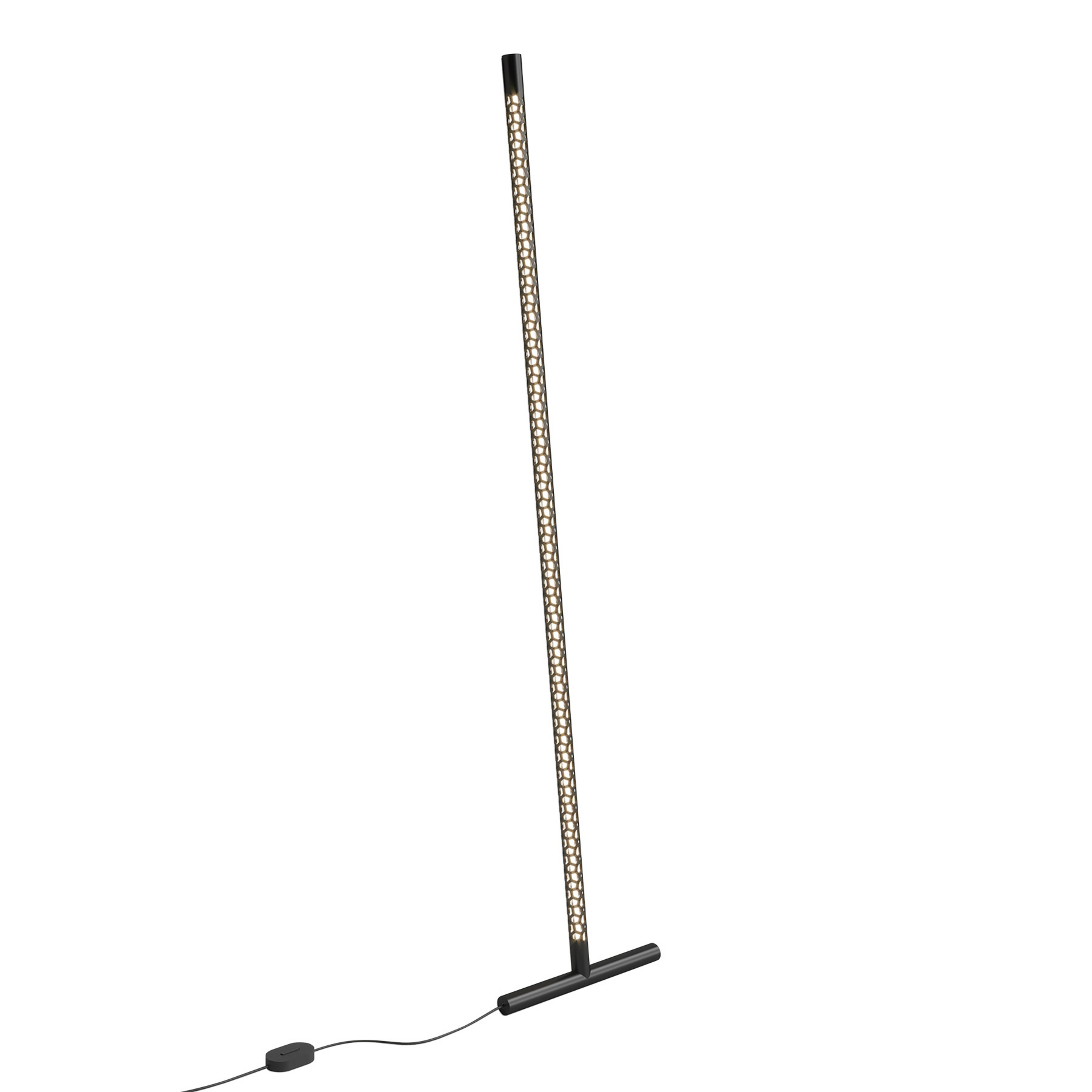 Squiggle F1 Floor Lamp 2700K Matt Black - Rotaliana