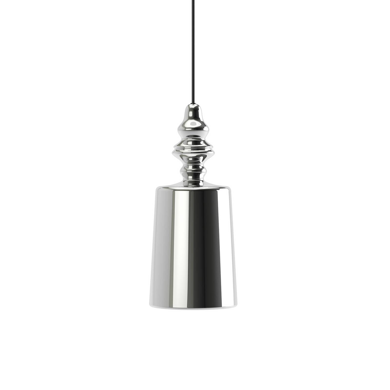 Karman Hängeleuchte Alibaglass Medium, vernickelt, Ø 18 cm