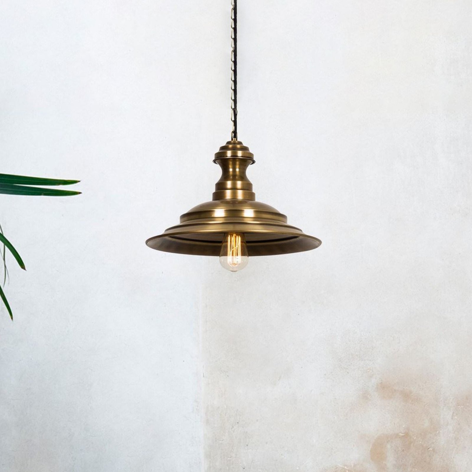 Sivani MR-637 pendant light, gold antique, metal, Ø 39 cm