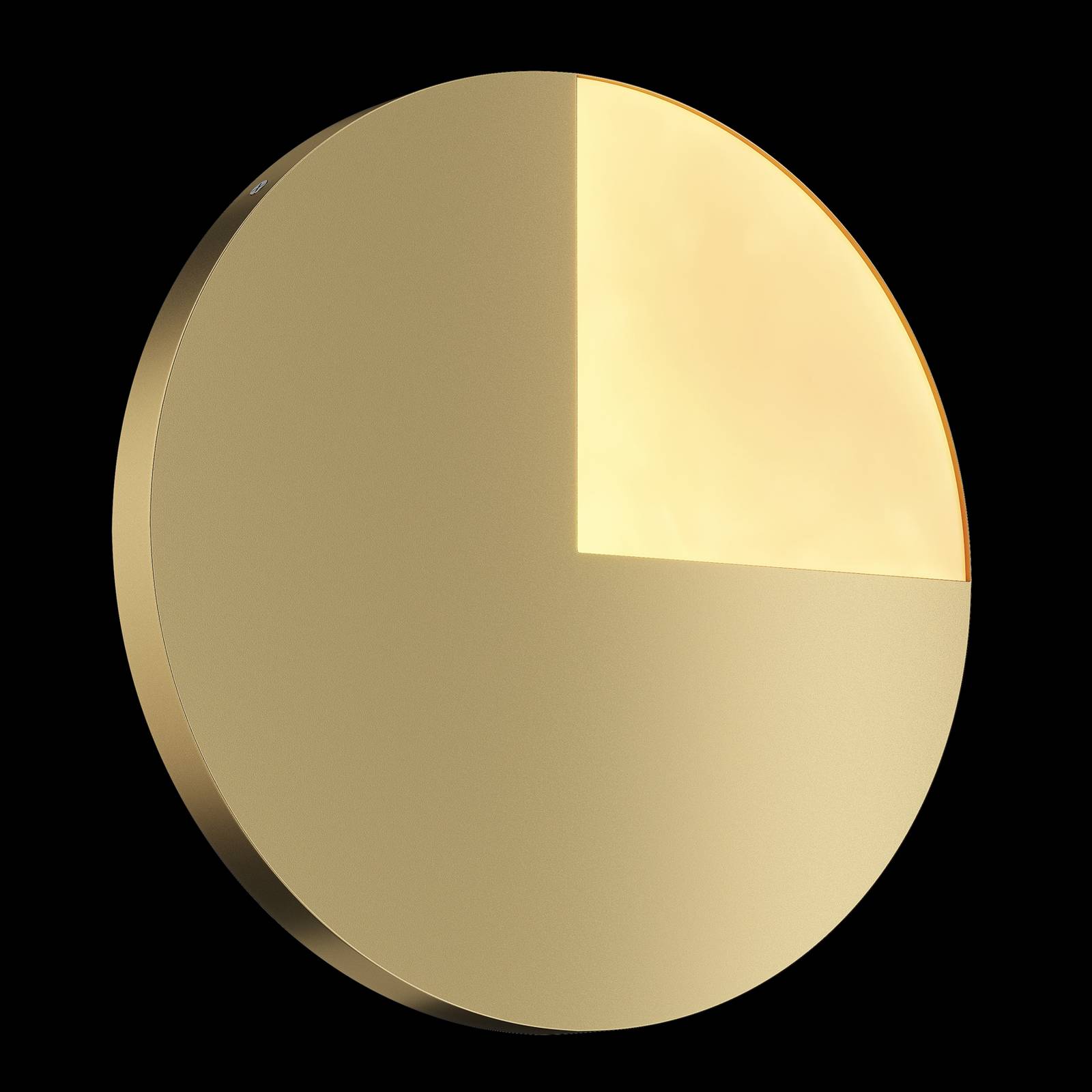 Maytoni Nástěnné svítidlo Maytoni Jupiter LED, zlatá barva, Ø 44,8 cm