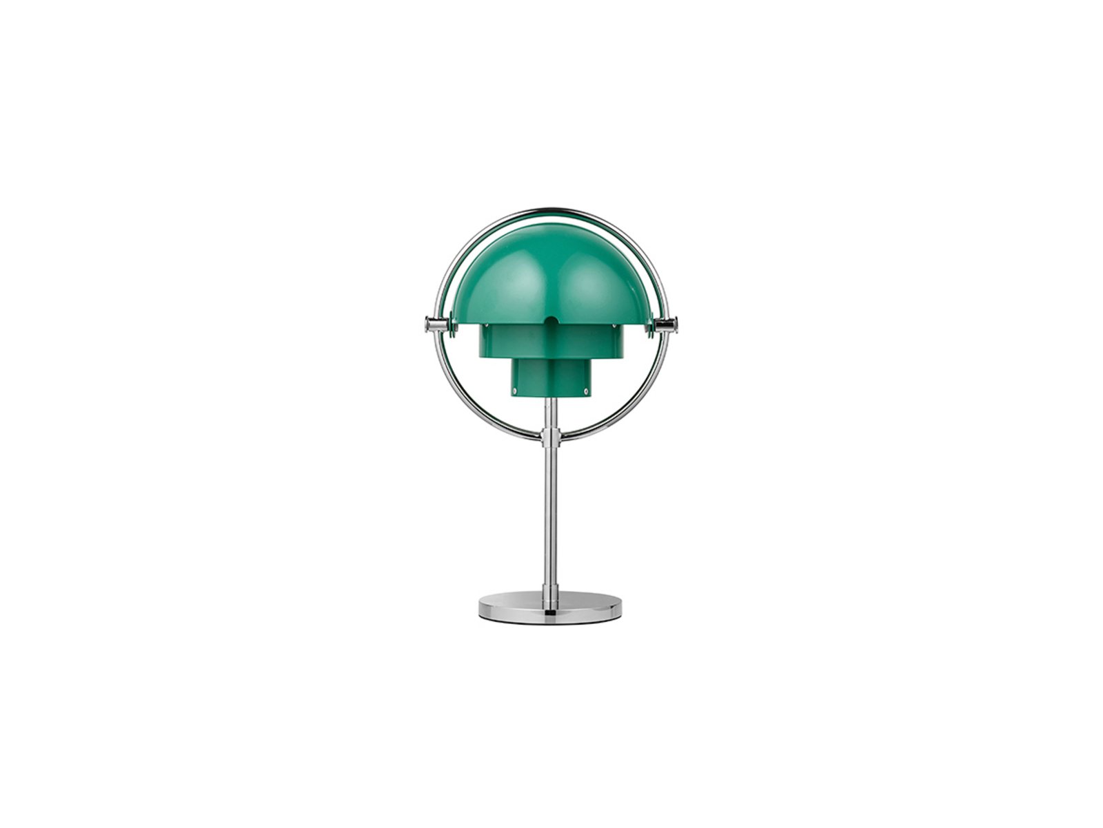 Multi-Lite Portable Candeeiro de Mesa Cromado/Teal Green - GUBI