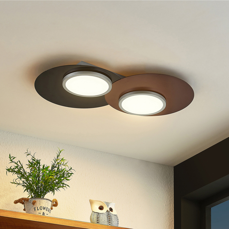 Lindby Enavi LED-Deckenleuchte, zweiflammig