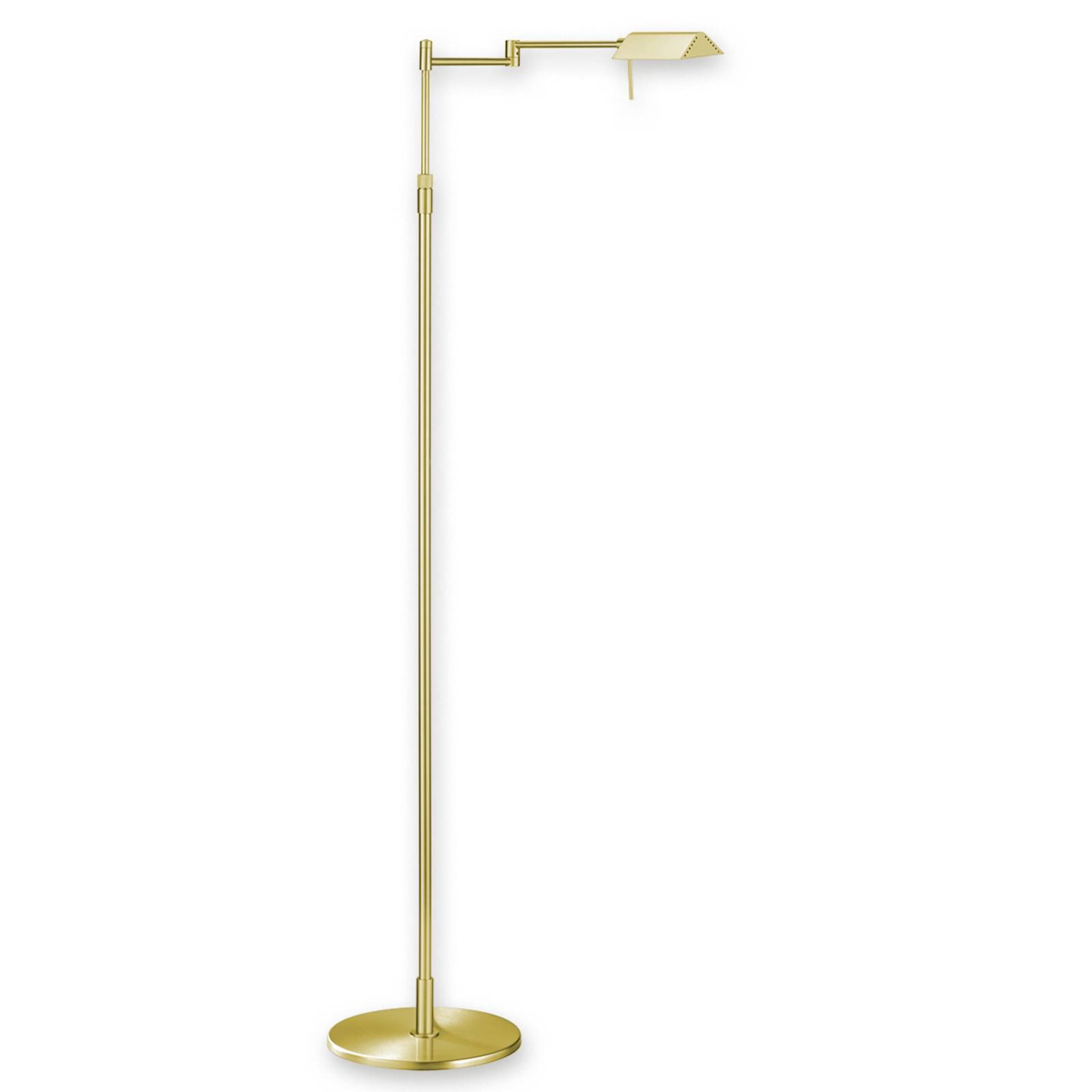 Chosen LED floor lamp FINN matt brass