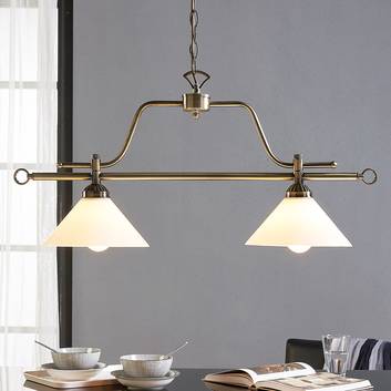 Glazen hanglamp Otis, 2-lamps