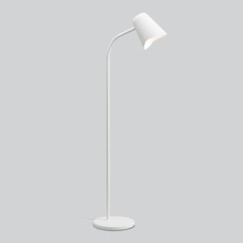Flexible floor lamp Me in white