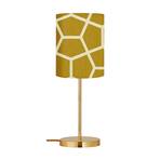 EBB & FLOW Barre S table lamp Glyptic Chartreuse