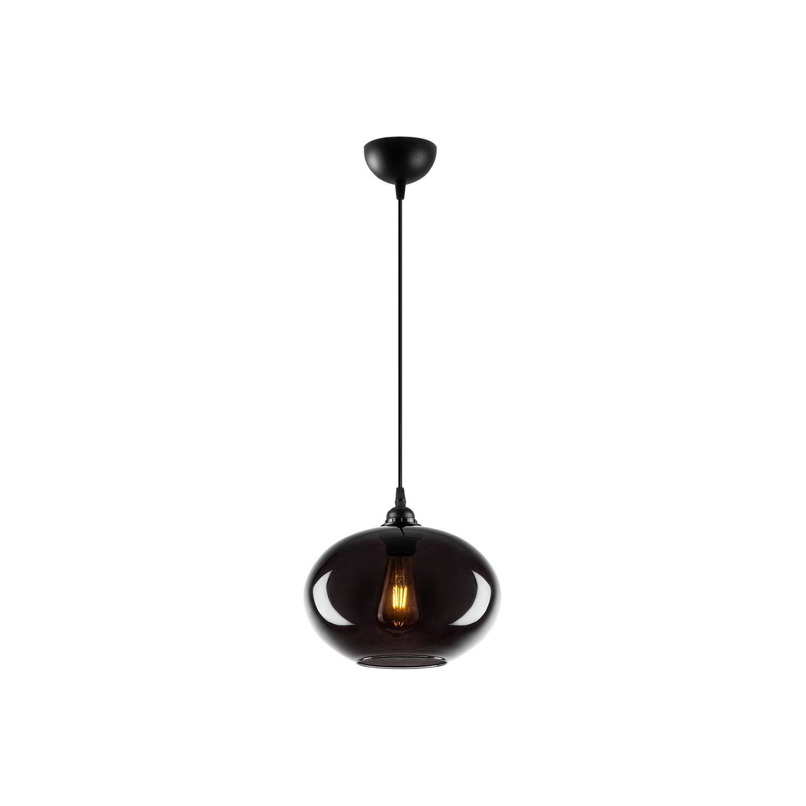 Hängeleuchte Smoked 050 1-flammig Glas Ø27cm