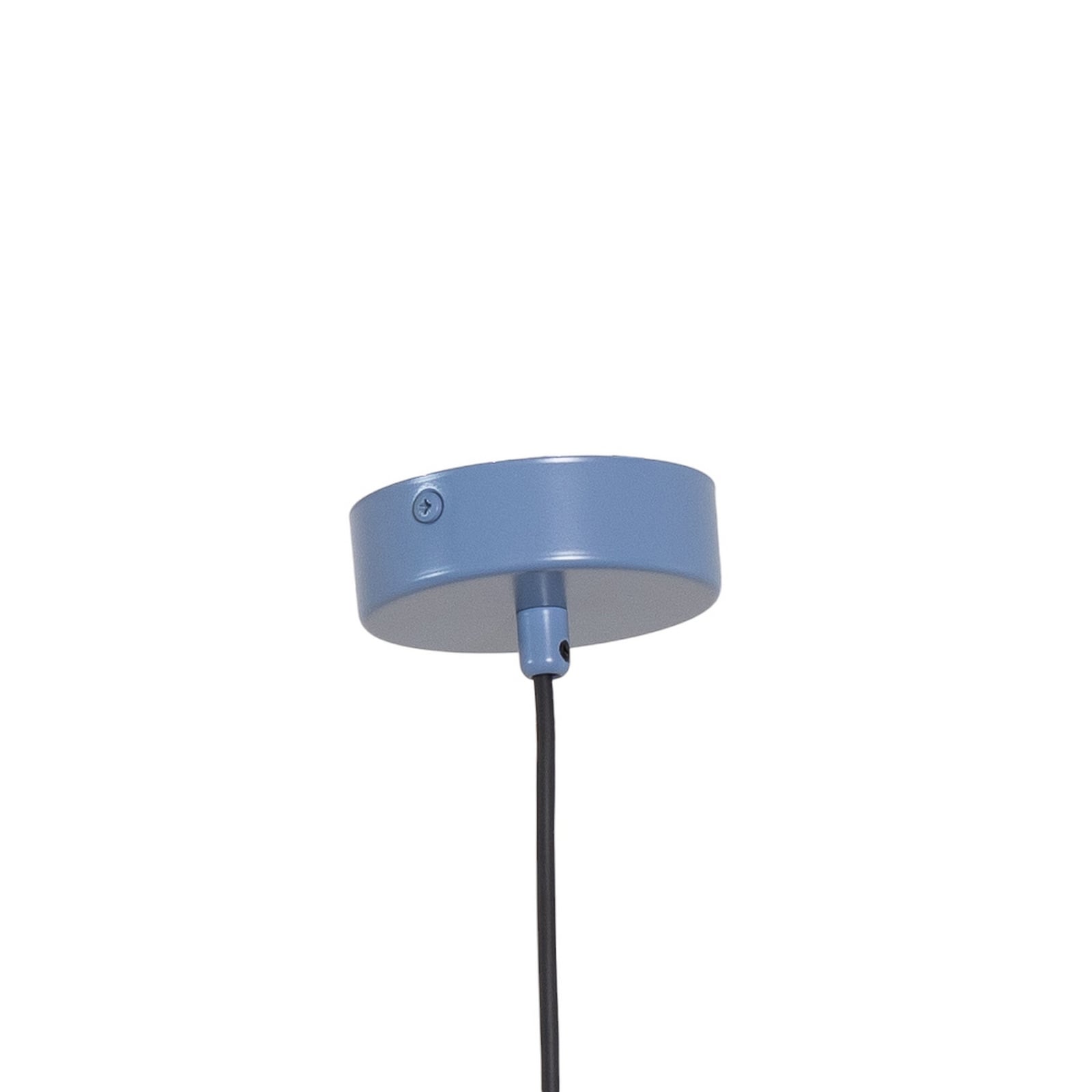 Żyrandol w kształcie stożka, metalowy, niebieski, średnica 24 cm – ALDEX