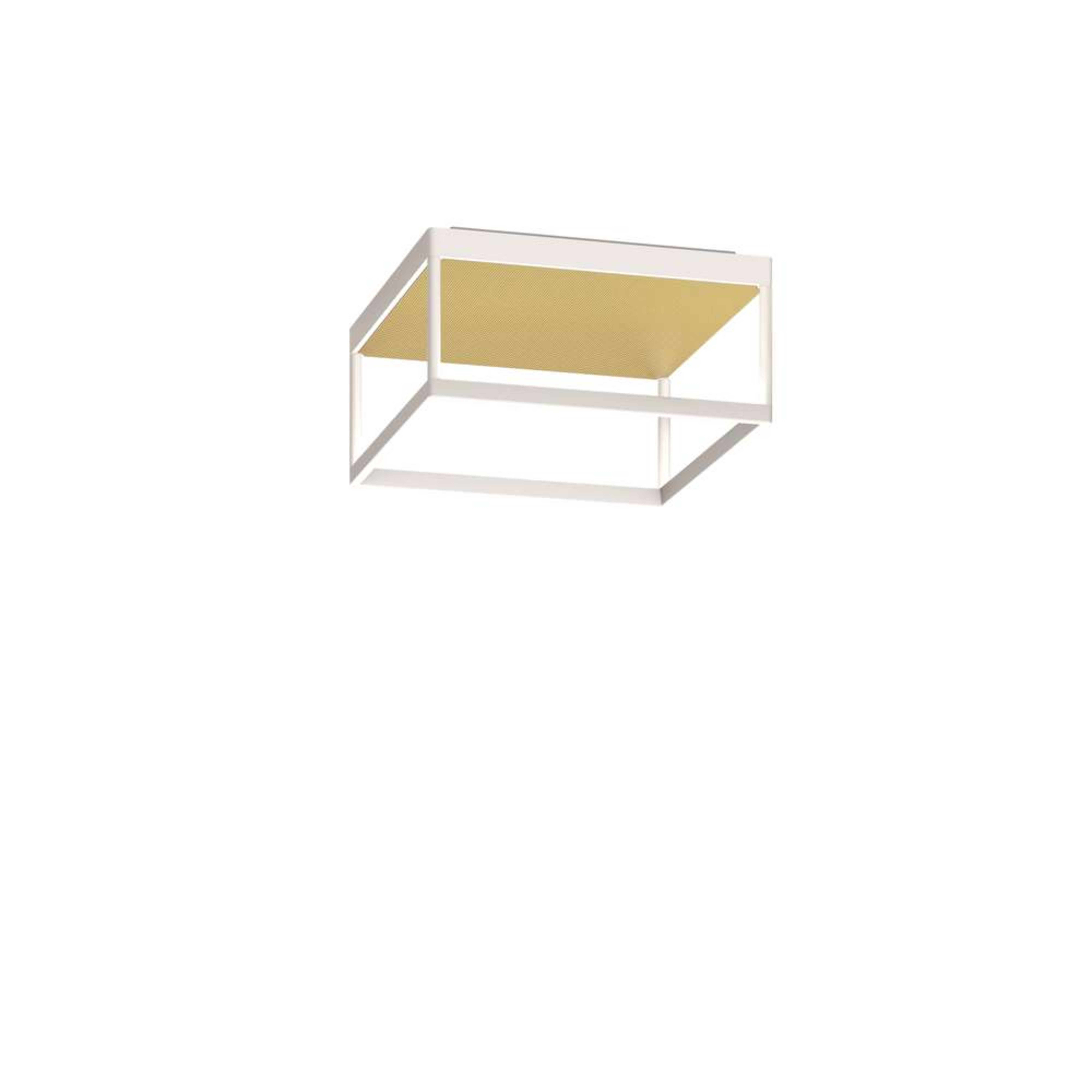 Plafonnier LED Reflex 2, doré/blanc, 15 cm - Serien.lighting