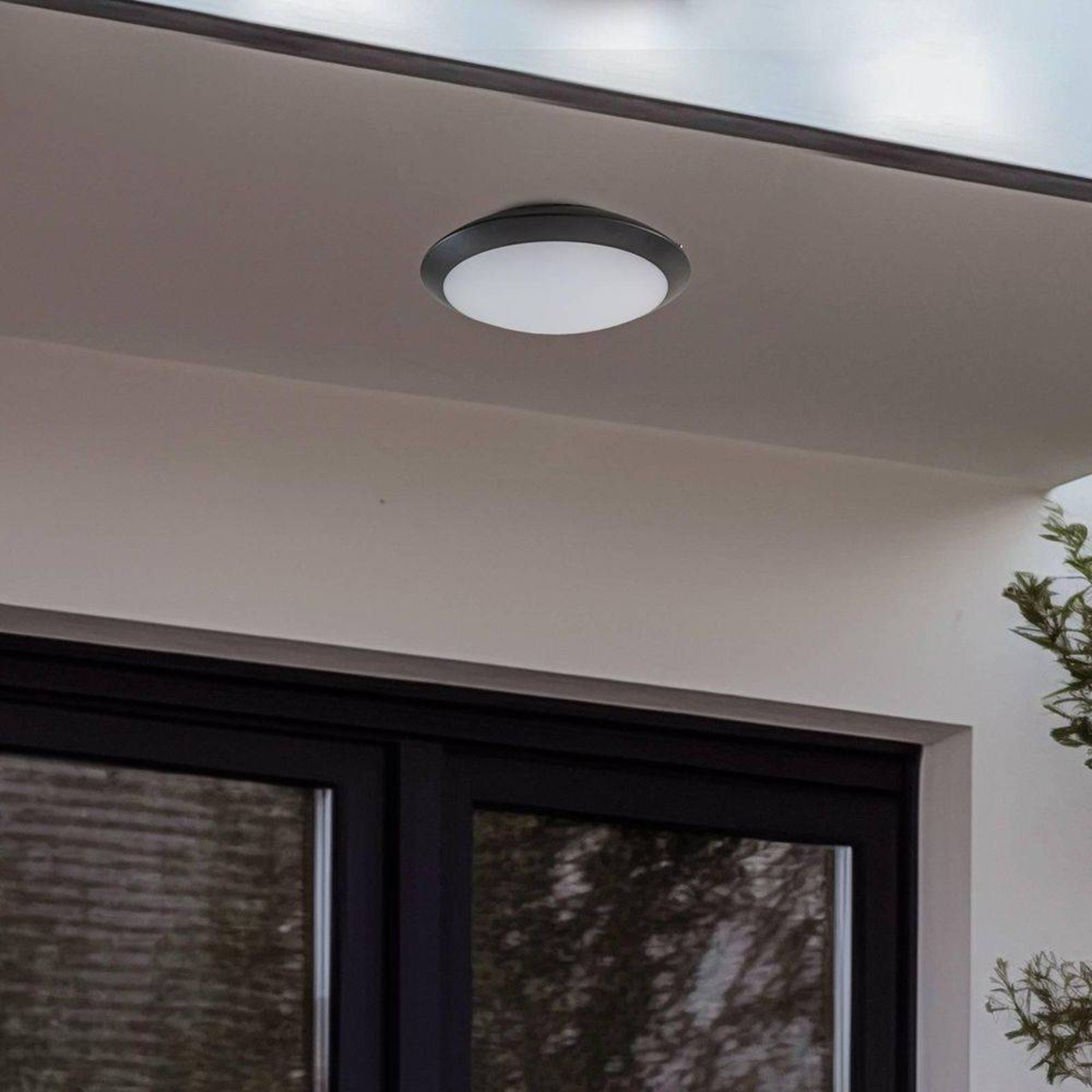 Naira LED Aplica de Exterior Grey - Lindby