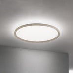 Candeeiro de teto LED Kant, Ø 60 cm cáqui, CCT metal/plástico