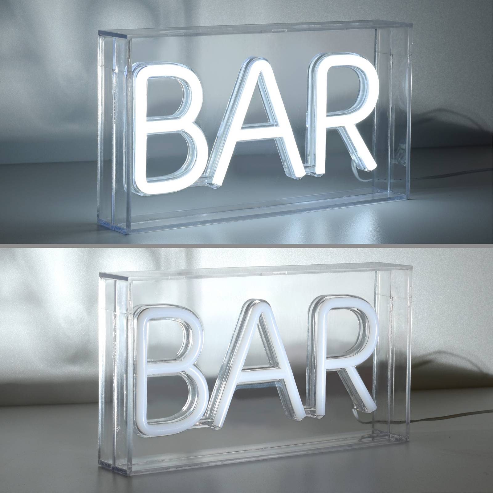 Lampa stołowa LED Neon Bar, USB