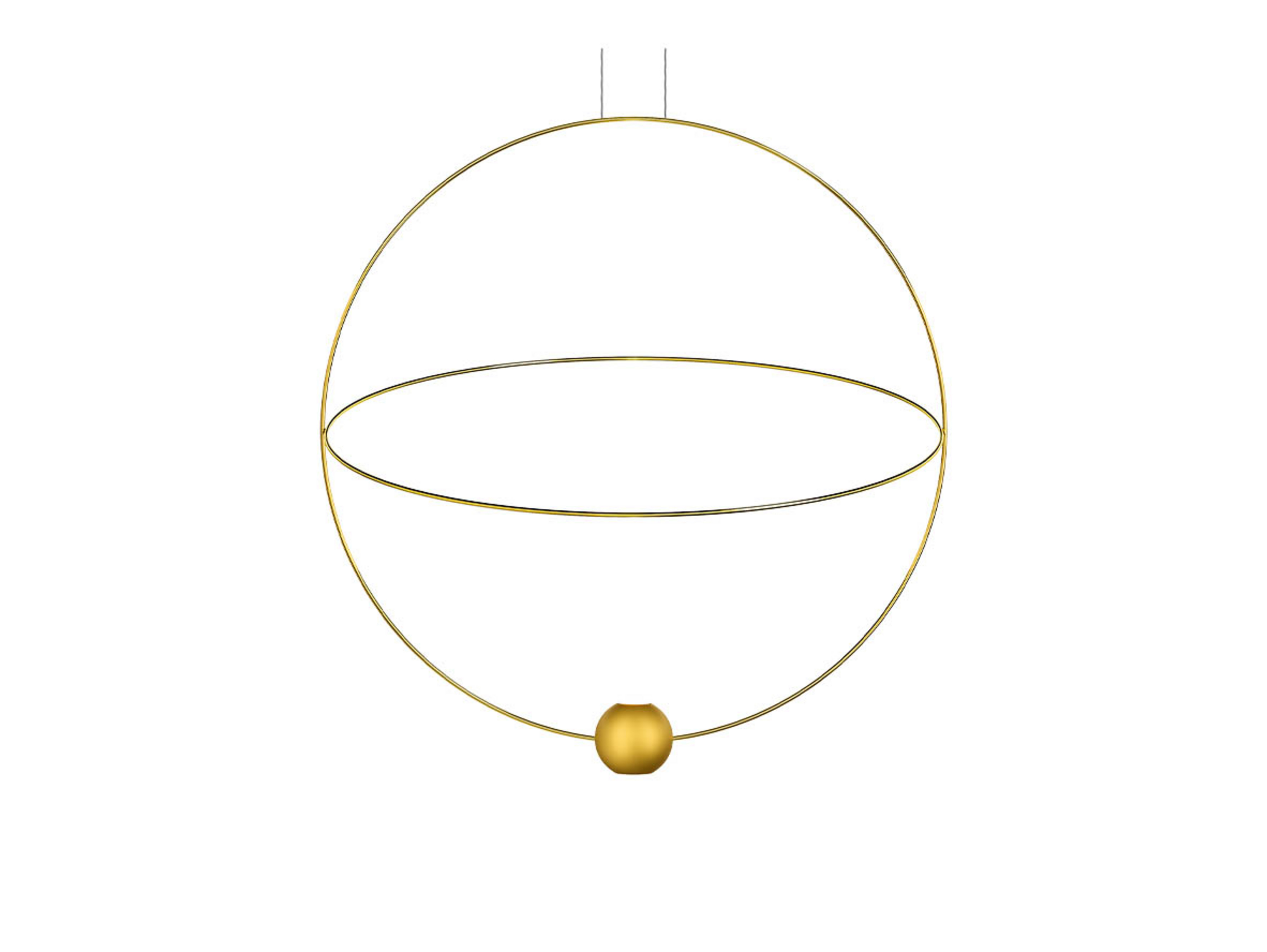 Elara Pendelleuchte Large 2700K Gold - Lodes