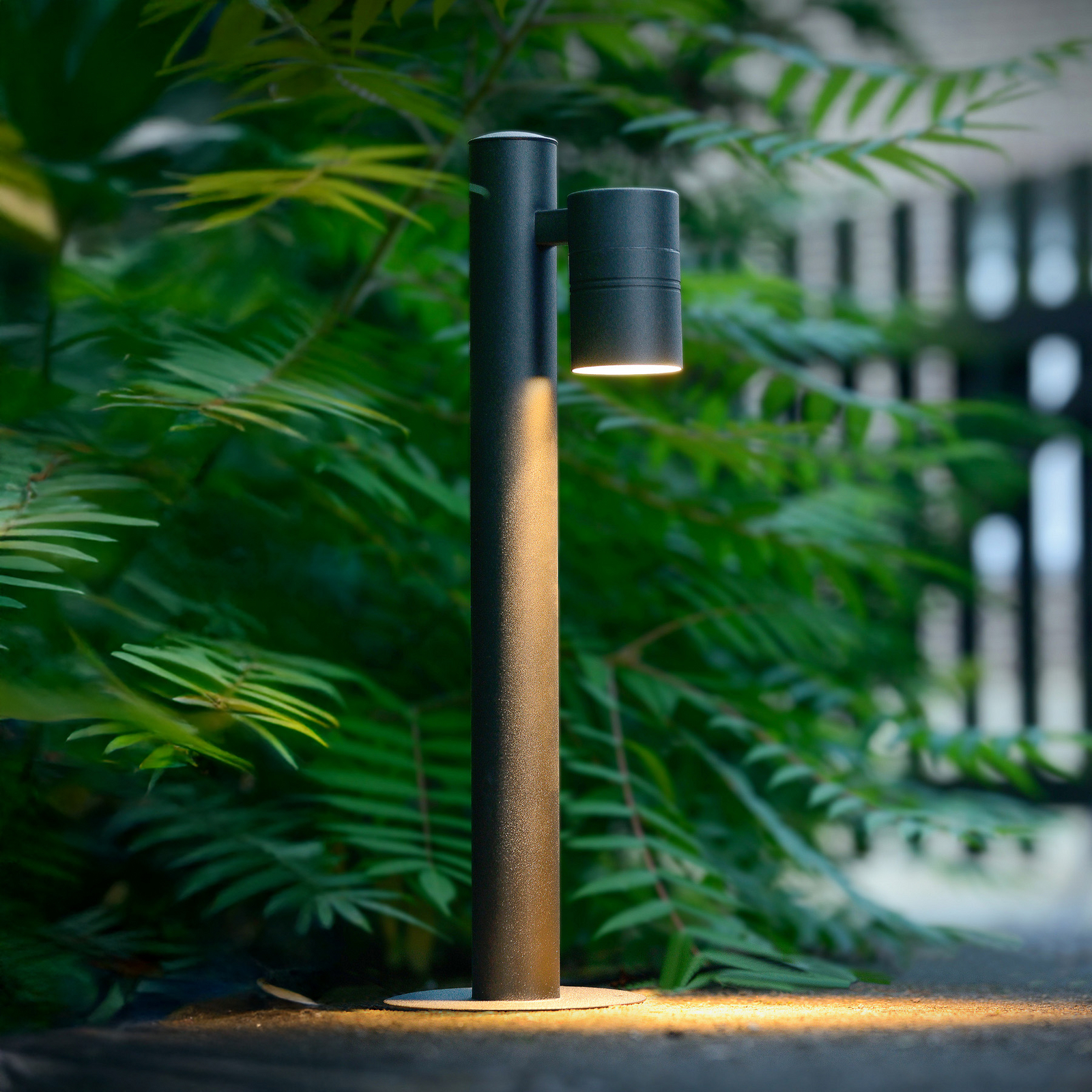 Tuinpadverlichting ARNE, zwart, 1-lamp, hoogte 50 cm, IP44, GU10-LED