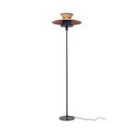 KARE Riva floor lamp, multicoloured, textile, wood, height 160 cm