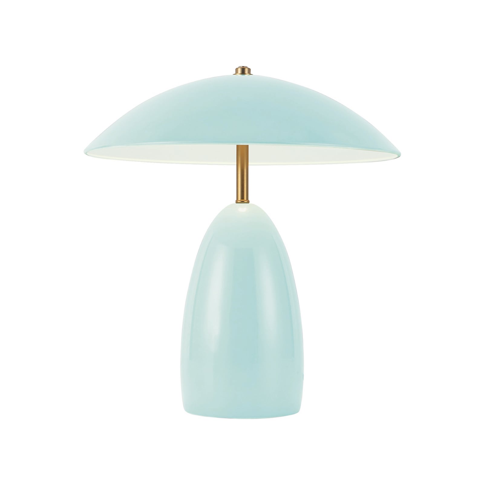 Candeeiro de mesa LED Poppy, azul claro, 35 cm, metal, regulável - Elstead Candeeiro de mesa LED Poppy, azul claro, 35 cm, metal, regulável - Elstead