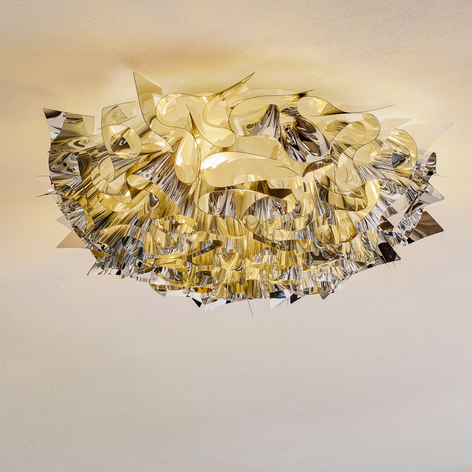 Slamp Veli Large designertaklampa Ø78 cm silver