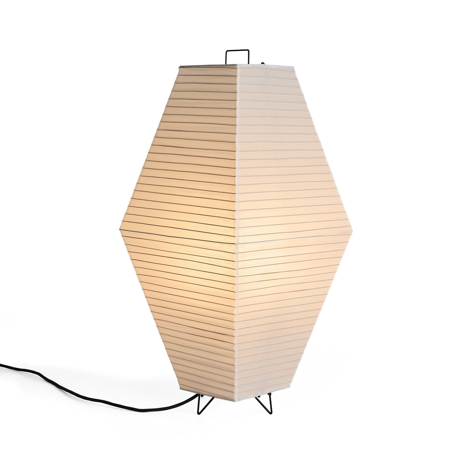 Abajur HAY Prism, altura 66 cm, branco, papel