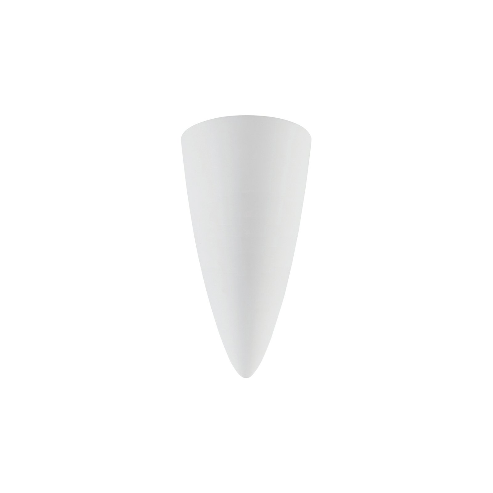 Lindby wall light Pascali, height 42 cm, white, plaster