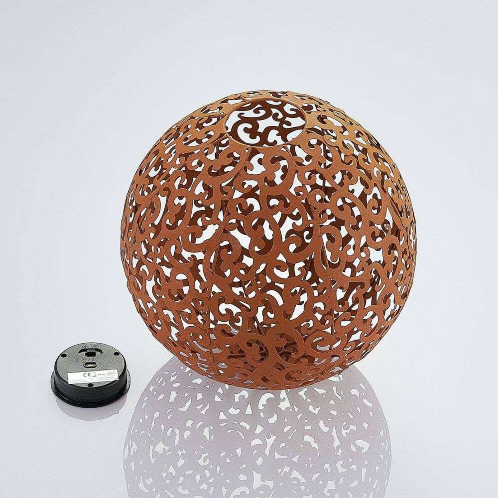Eduta LED Solárne Lampy w/spike Rust - Lindby