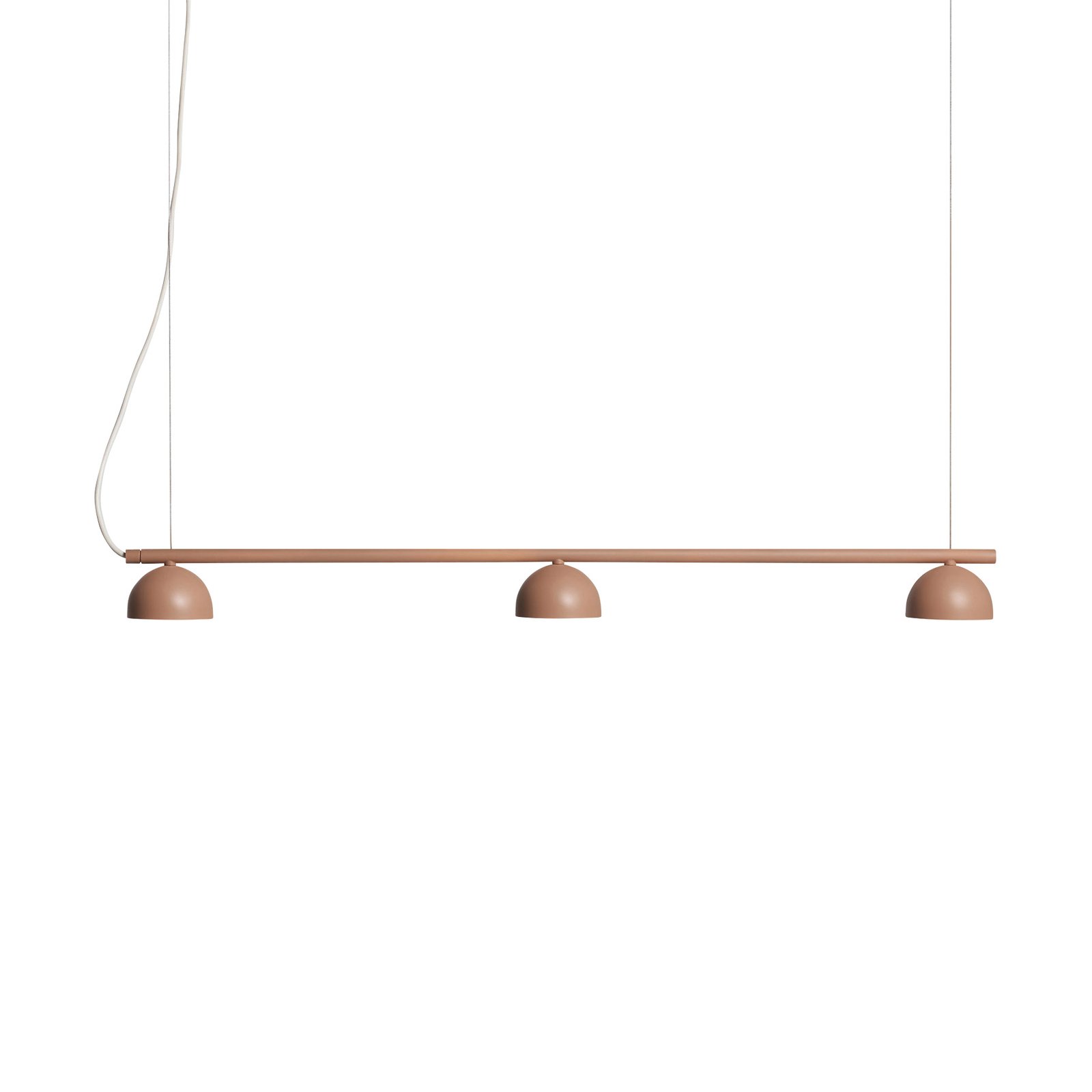 Northern Blush LED pendant light, 3-bulb.
