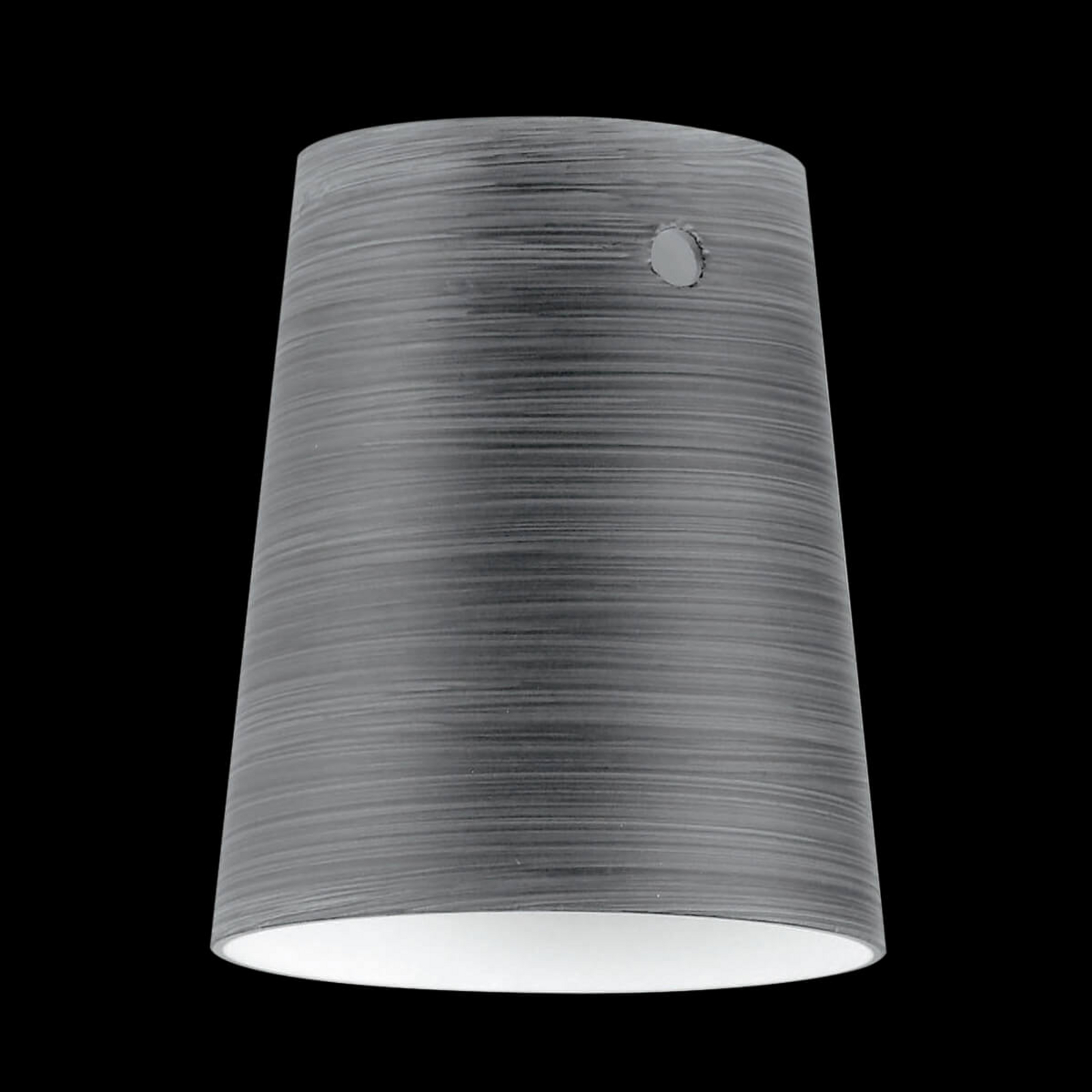 Fischer & Honsel Grey lampshade for HV Track4 track system, glass, H: 9 cm