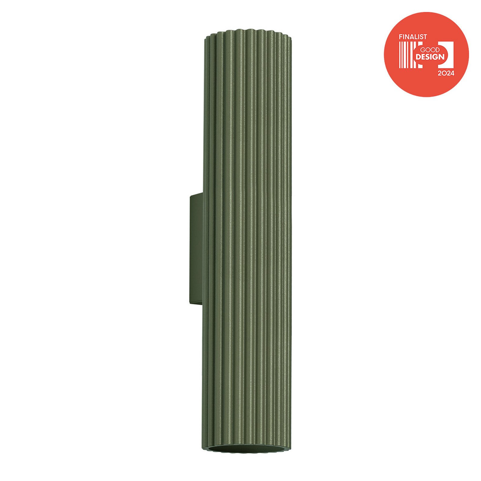 Wandleuchte ALORA, Höhe 30 cm, olivgrün, Metall, 2 x GU10