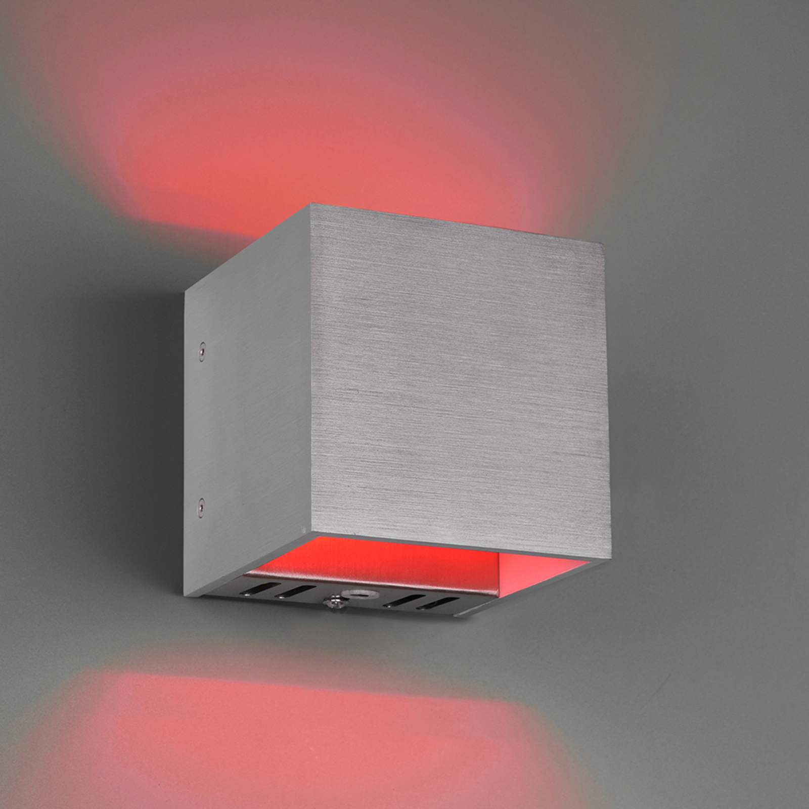 "Trio WiZ Figo" išmanusis LED sieninis šviestuvas, šlifuotas aliuminis
