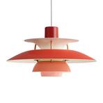 Louis Poulsen PH 5 Mini - viseća lampa, crvena