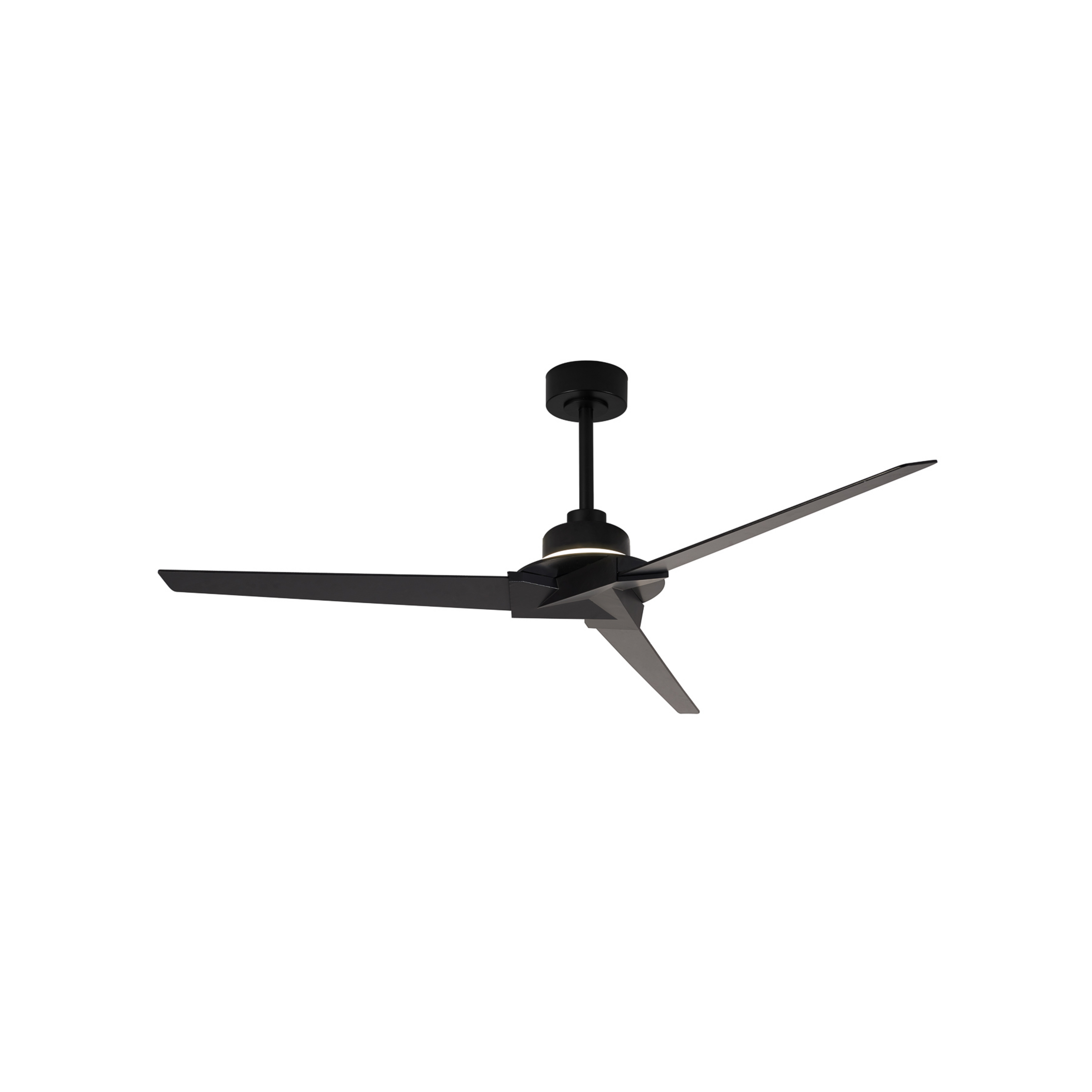 LED stropní ventilátor Brisa Mini černý/dřevěný, tichý – Mantra