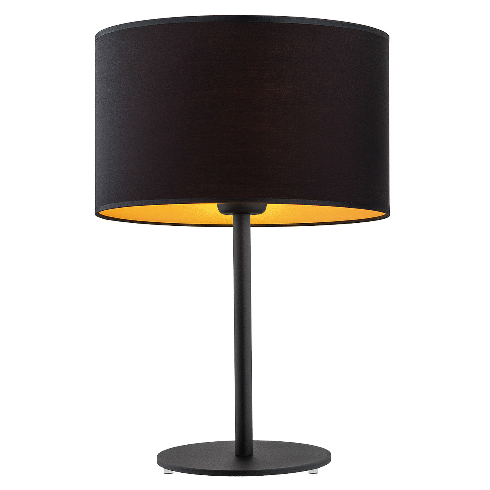 Lobera table lamp, all in black