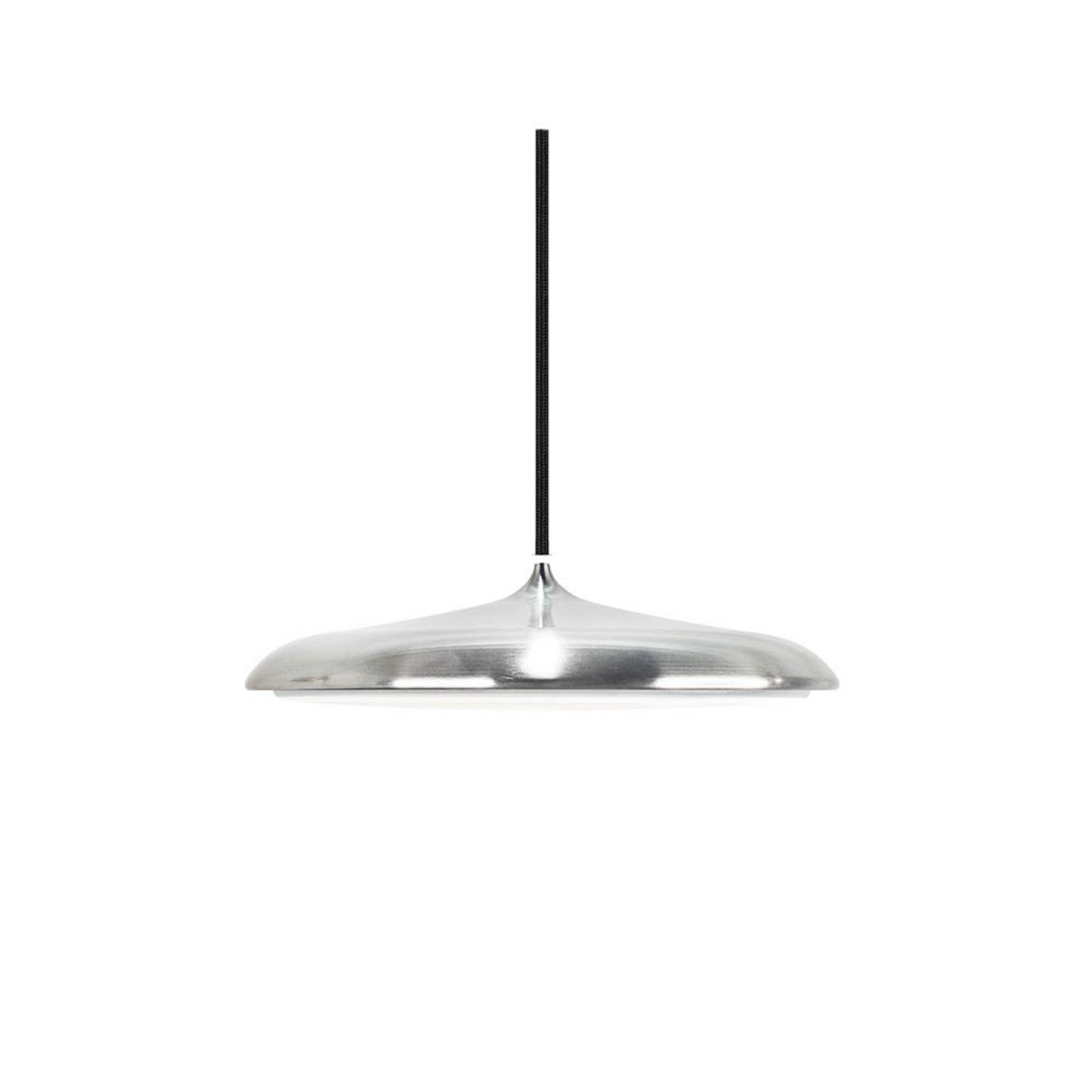LED-Pendelleuchte Artist, Ø 25 cm, stahlfarben, Edelstahl