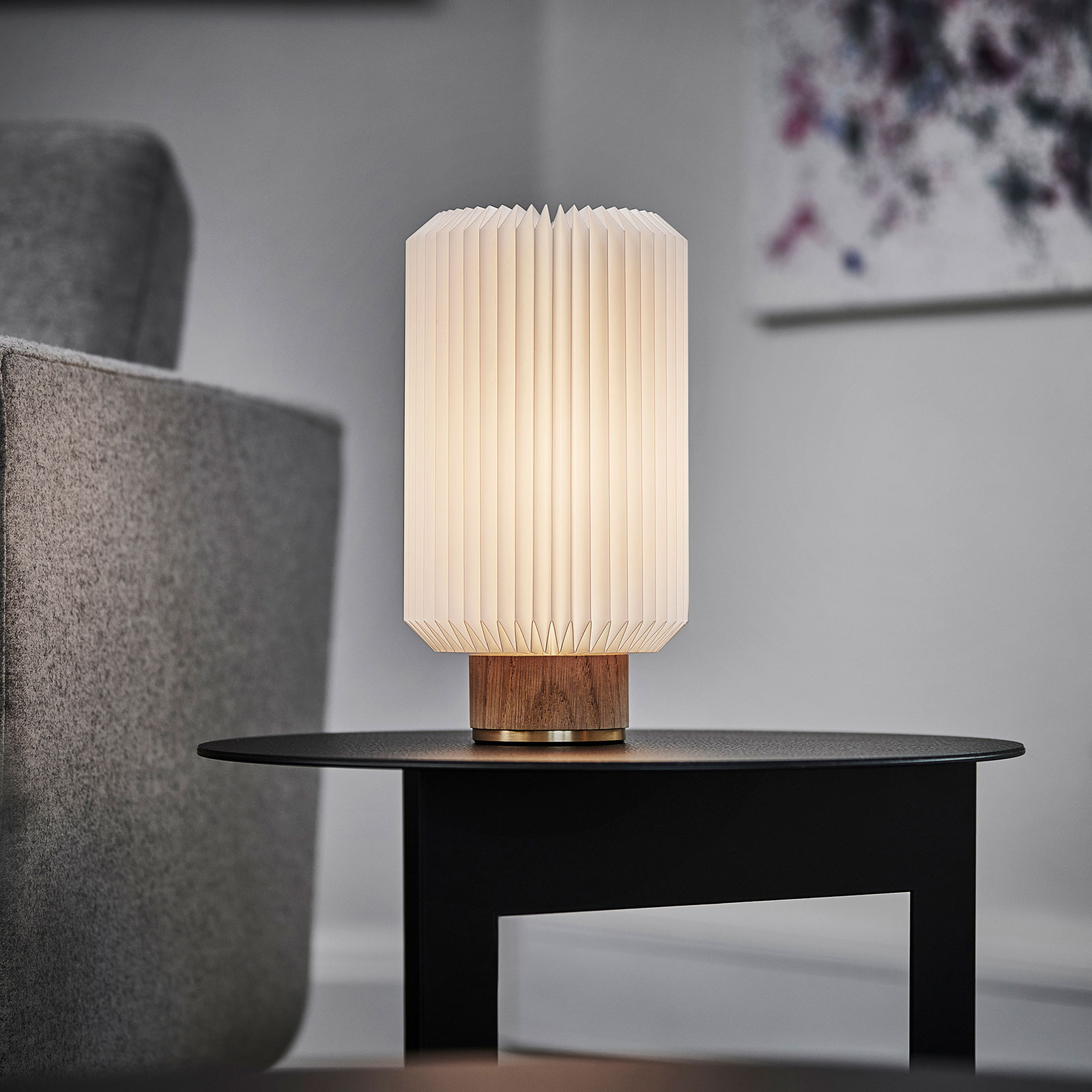 LE KLINT Cylinder asztali lámpa, fény, Ø 20 cm